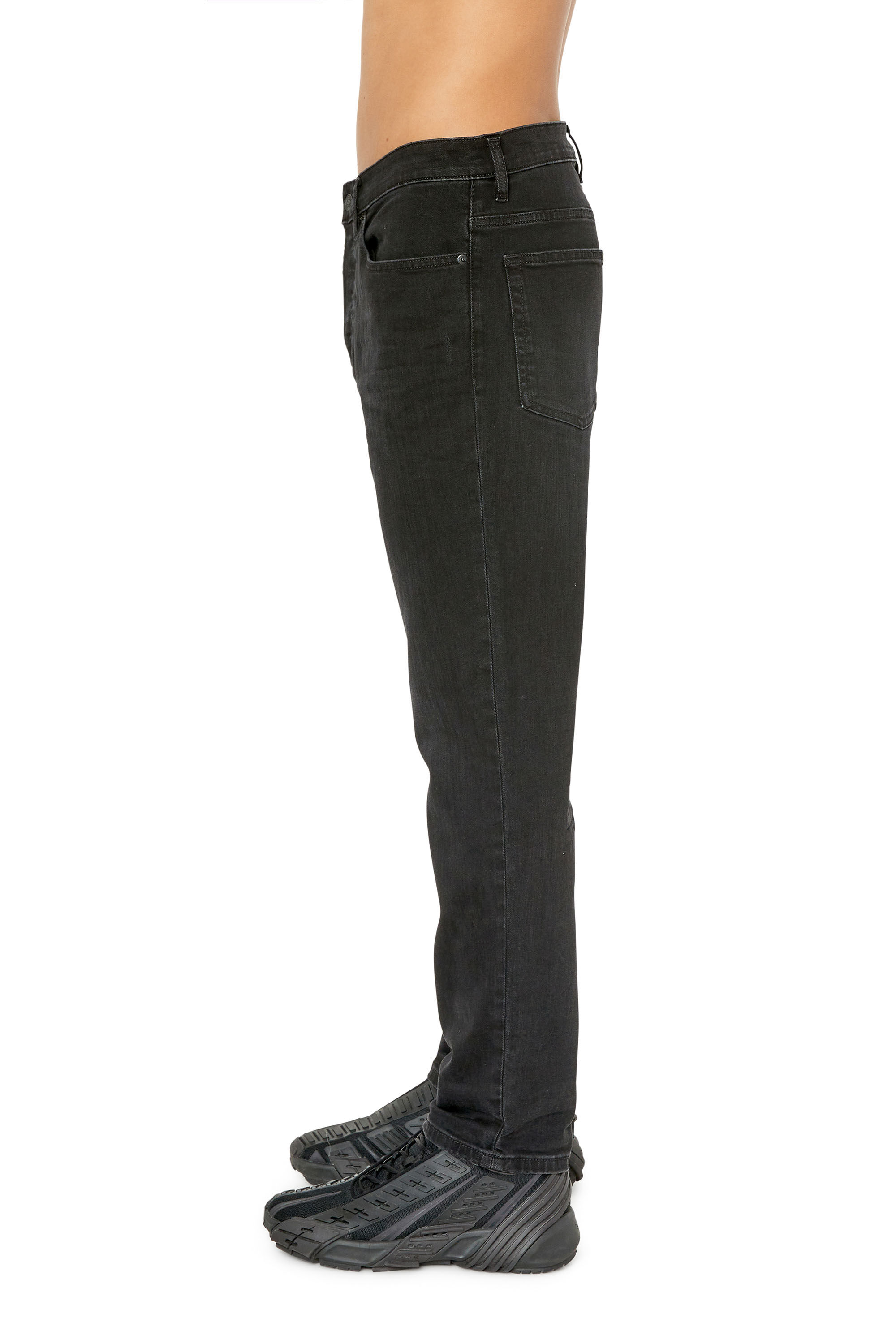 Diesel - 2005 D-Fining 0TFAS Tapered Jeans, Black/Dark grey - Image 5
