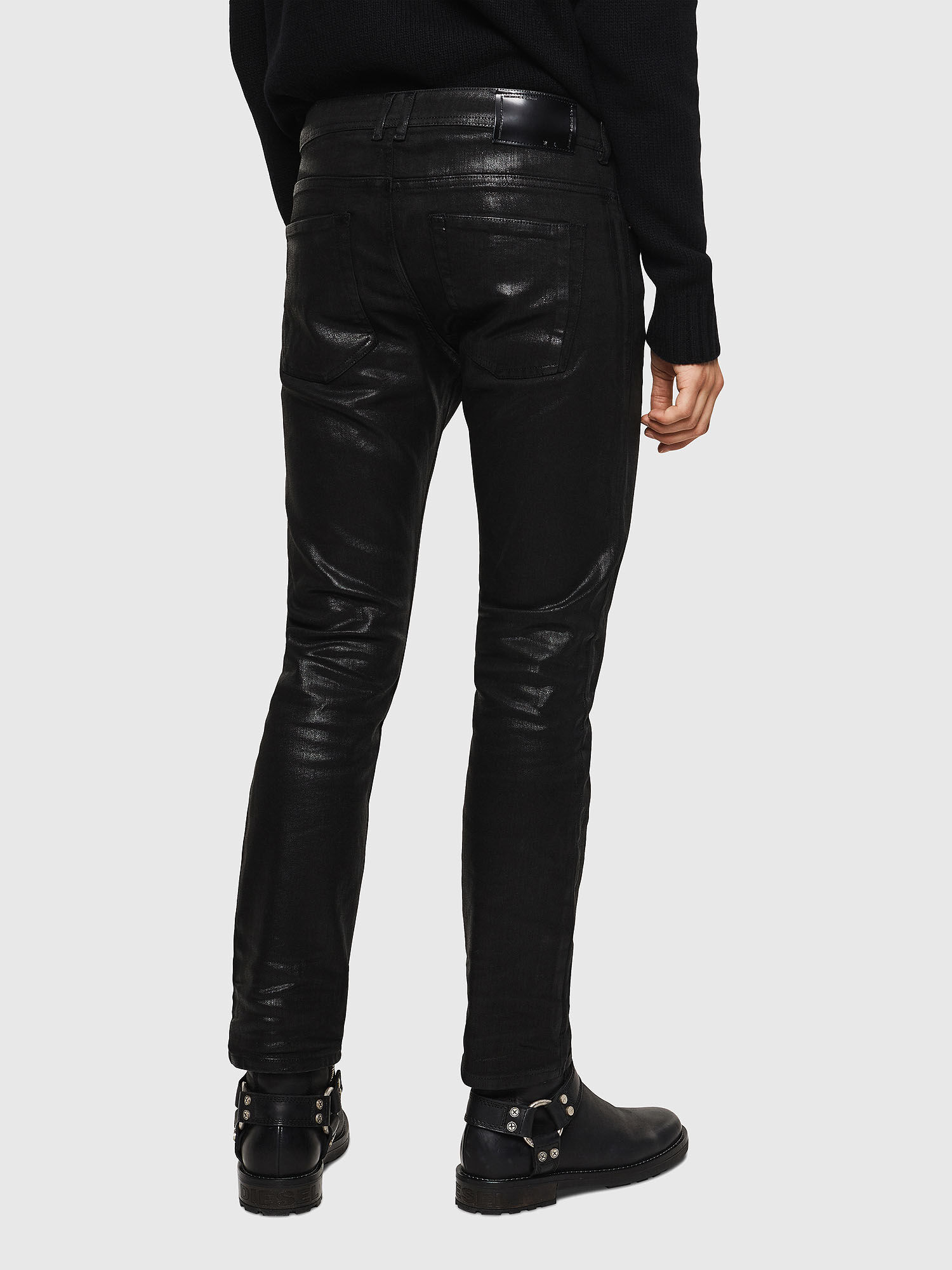 Diesel black jeans clearance