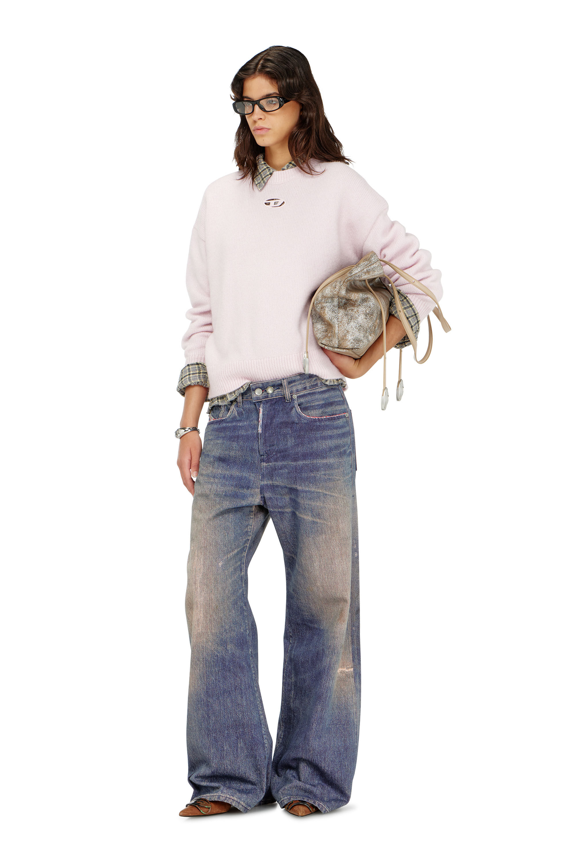 Diesel - M-AREETA, Woman's Jumper in wool and alpaca blend in null - 1