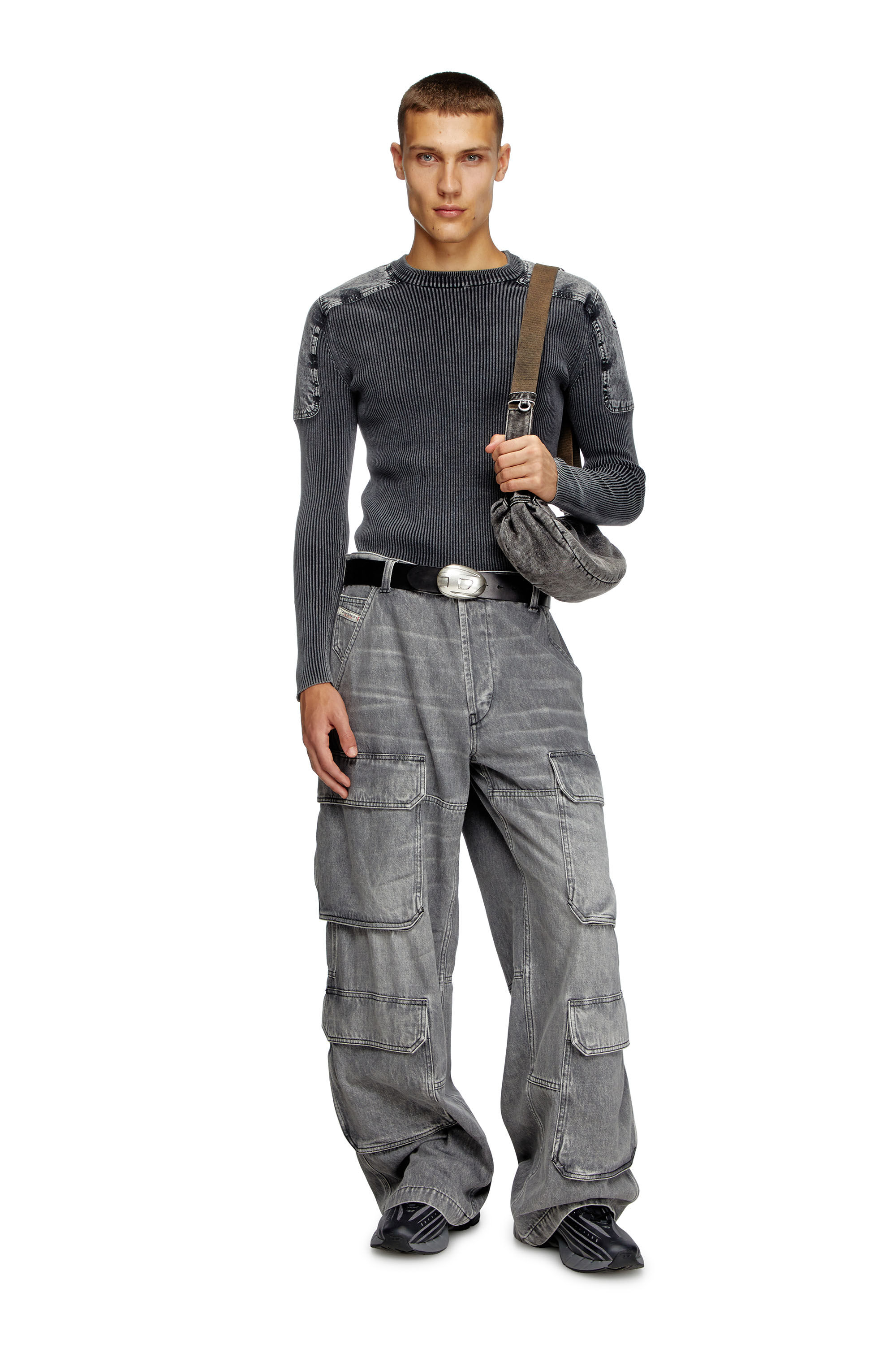 Grey diesel jumper clearance