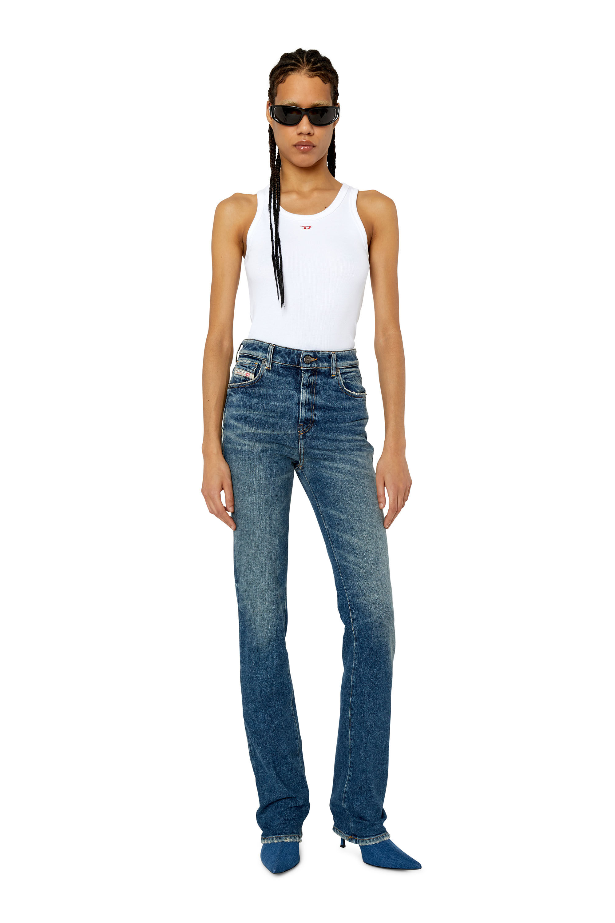 Diesel - Bootcut and Flare Jeans 2003 D-Escription 007L1, Medium blue - Image 1
