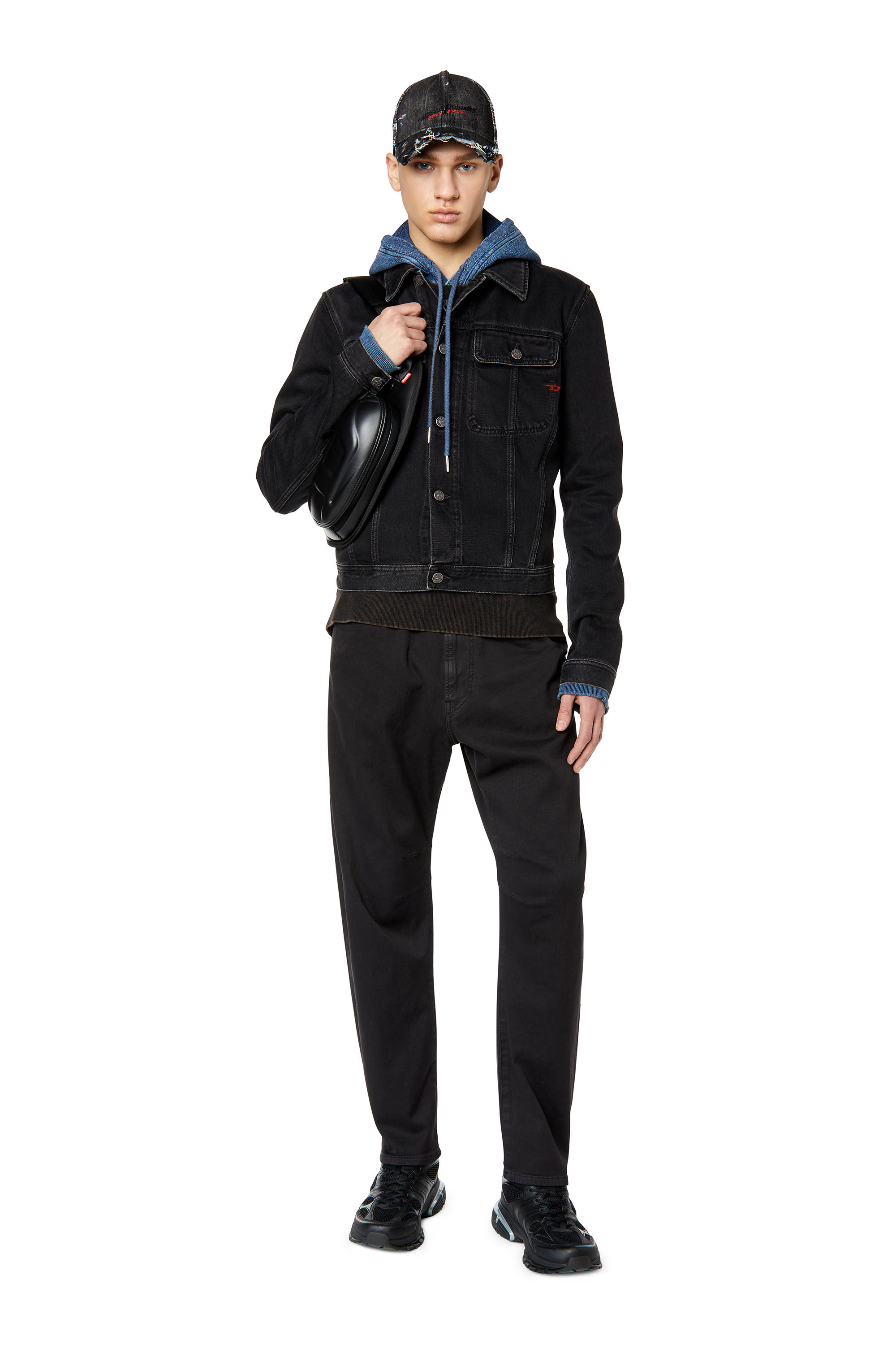Diesel - Tapered D-Amage JoggJeans® 068DY, Black - Image 1