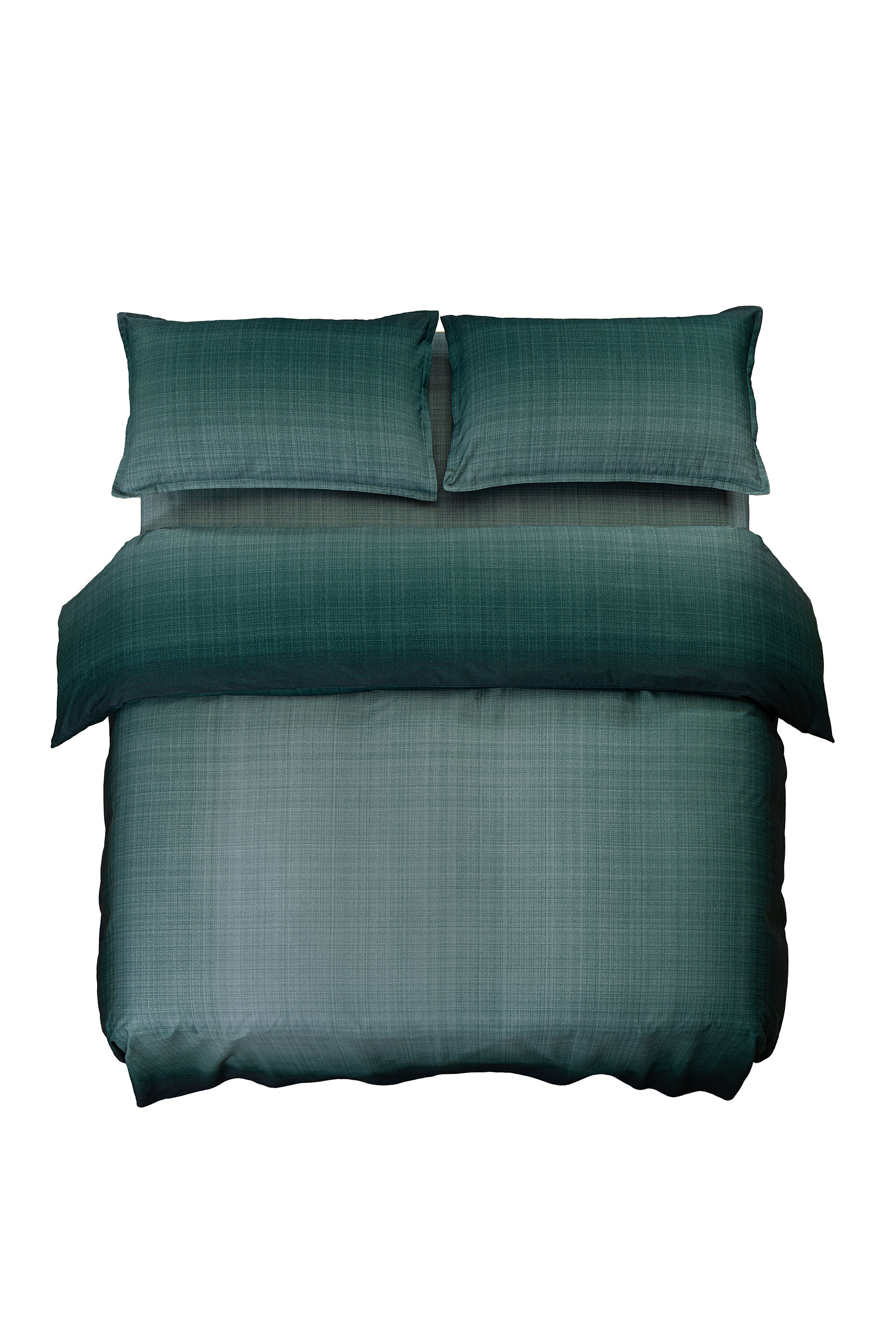 Diesel - 1016269  IRIDESCENT BLUE DUVET COVER SET, Unisex's Percale duvet cover parure  for a queen-size bed in Green - 1