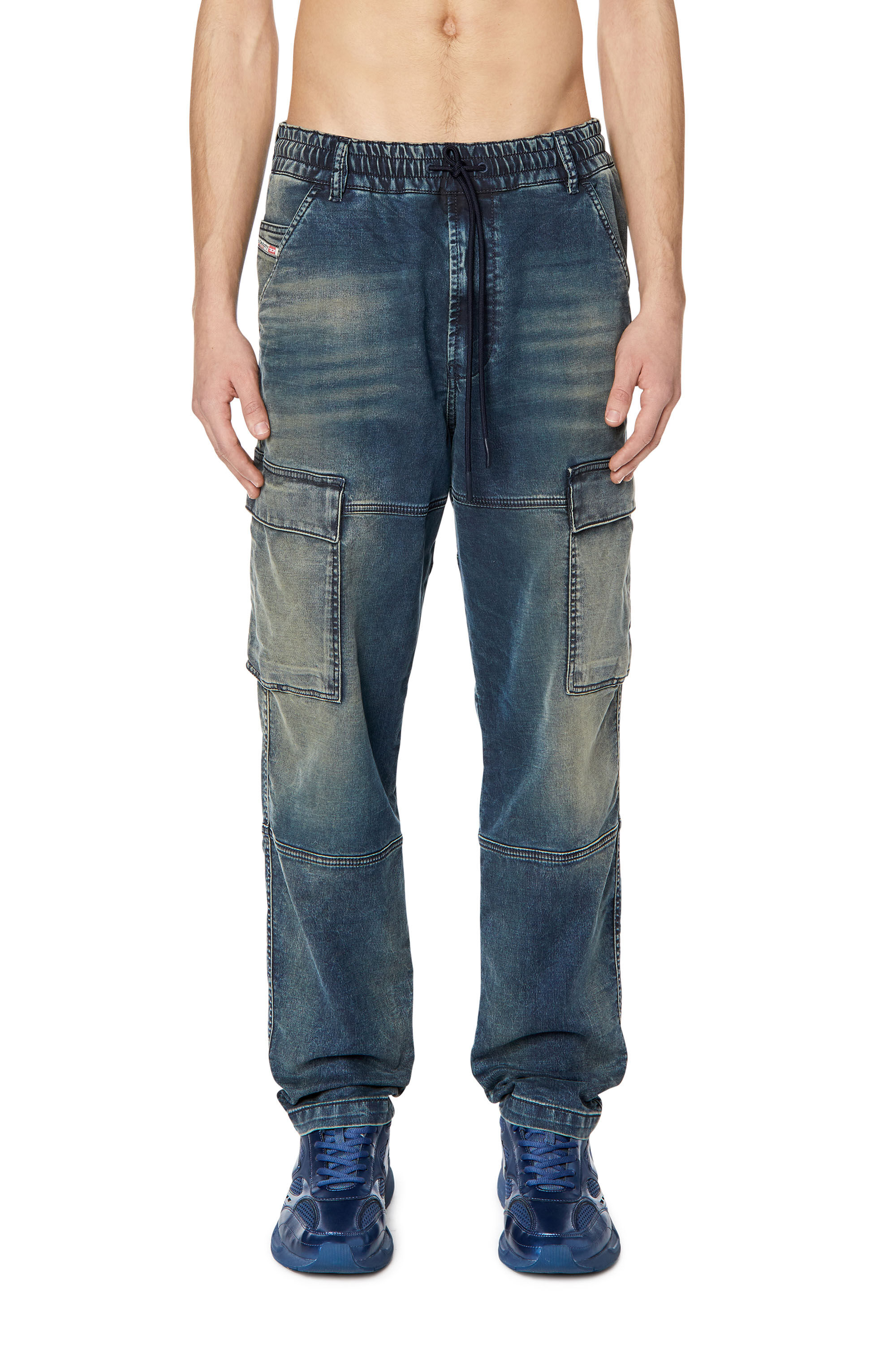 Diesel - Tapered Krooley JoggJeans® 068DS, Dark Blue - Image 3