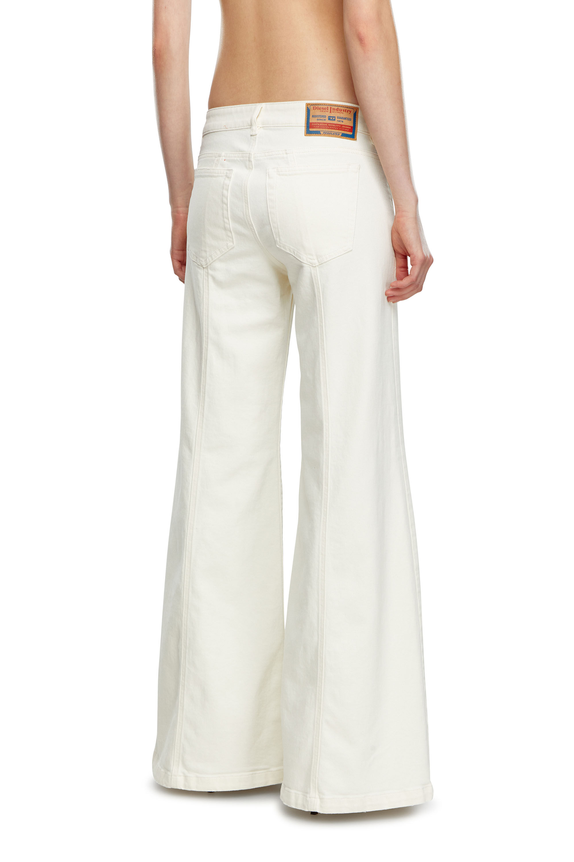 D-Akii Bootcut and Flare Jeans | White | Diesel