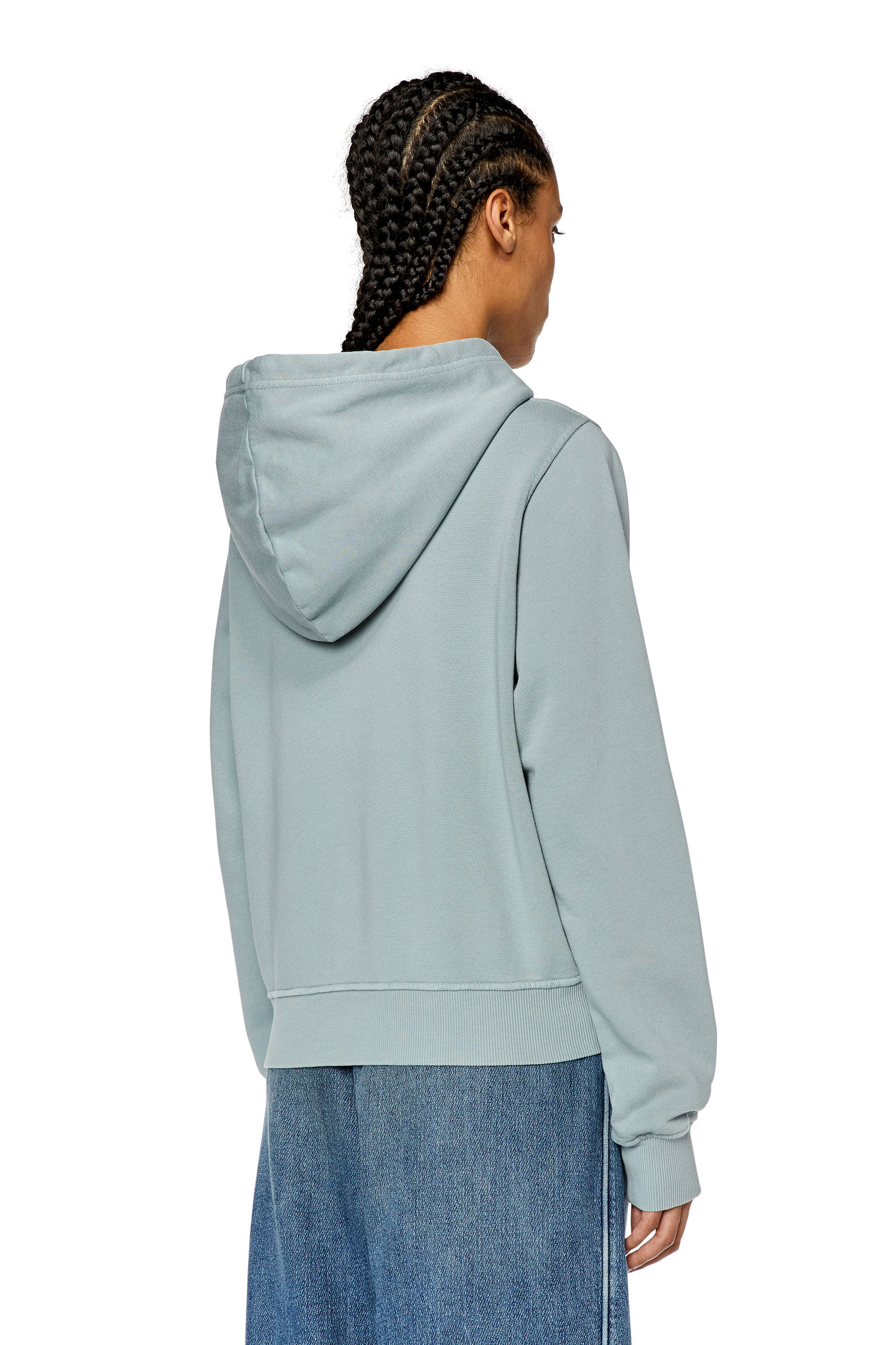 Diesel - F-REGGY-HOOD-G5, Light Grey - Image 4