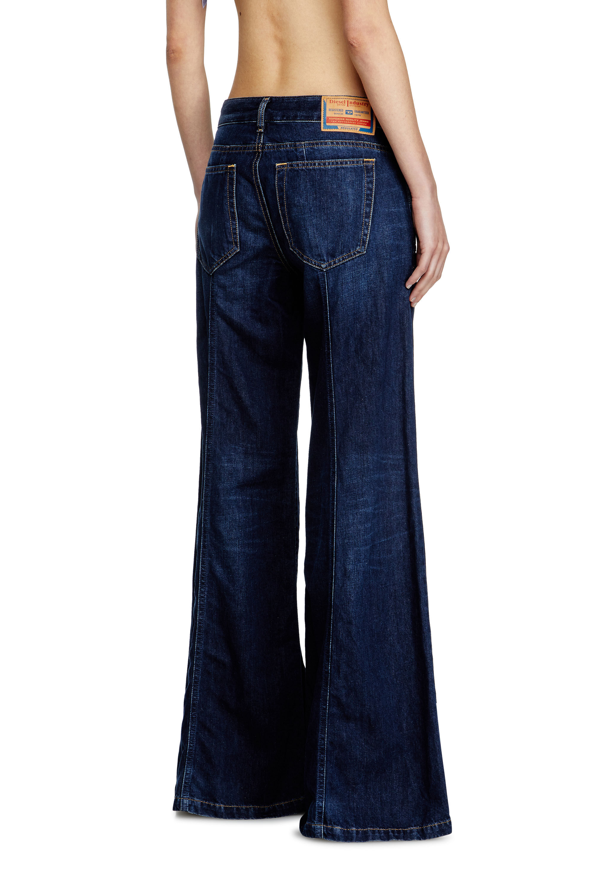 Women's Flare Jeans | Low Waist D-Akii | Dark Blue | Diesel NL