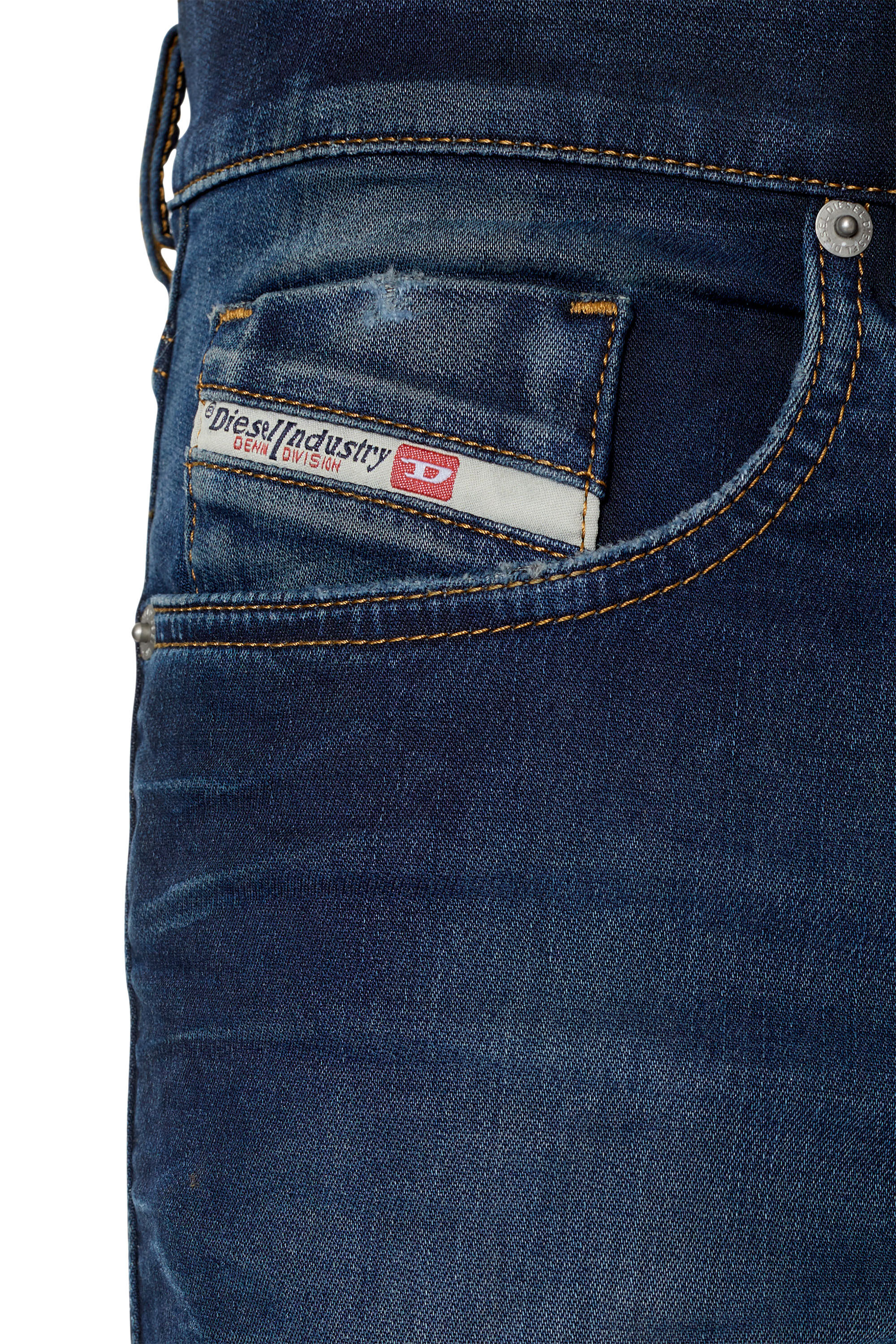Diesel - D-Strukt JoggJeans® 068BC Slim, Dark Blue - Image 6