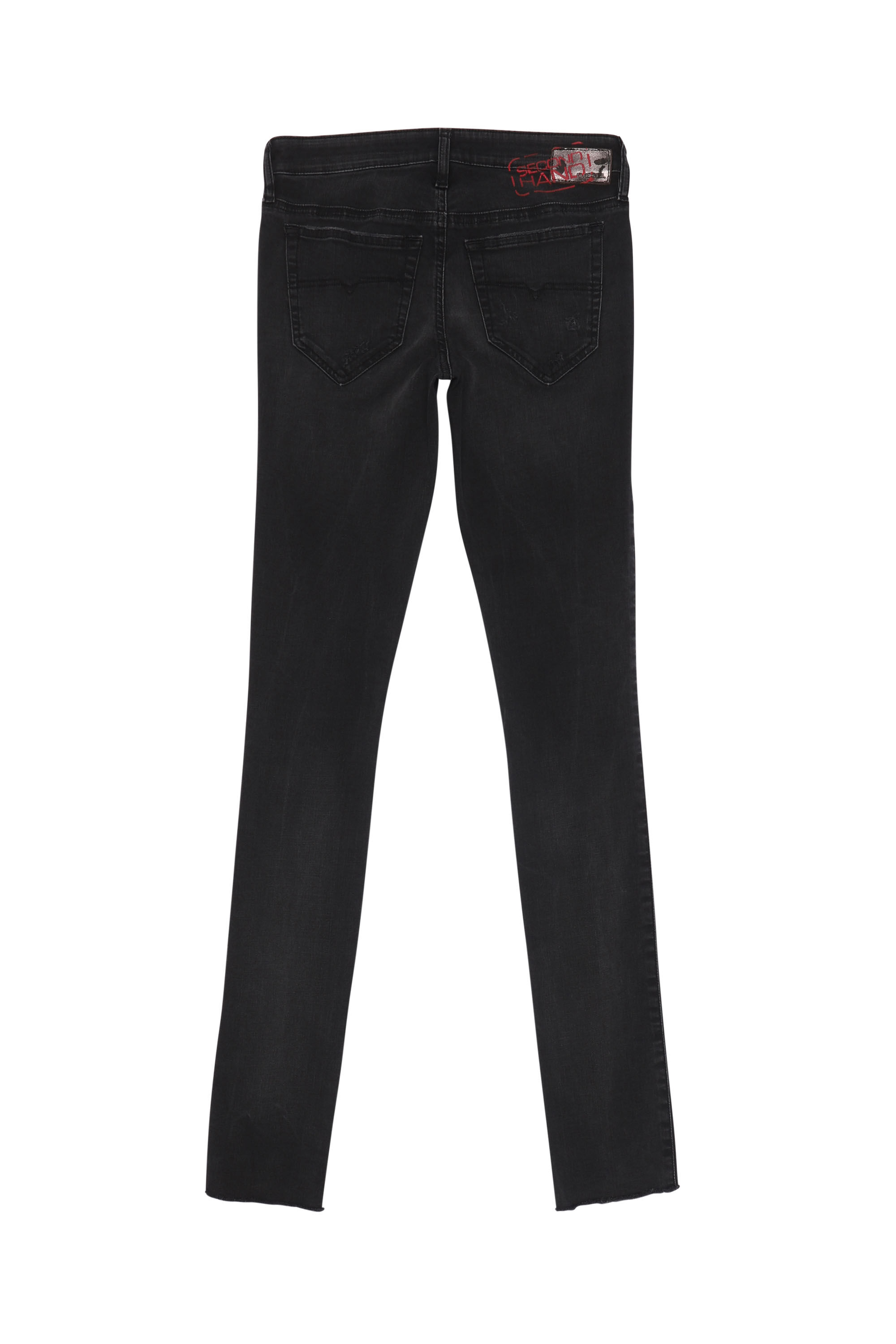 Diesel - SKINZEE-LOW, Woman's Diesel Woman - Jeans Black/Dark grey in Black/Dark grey - 2