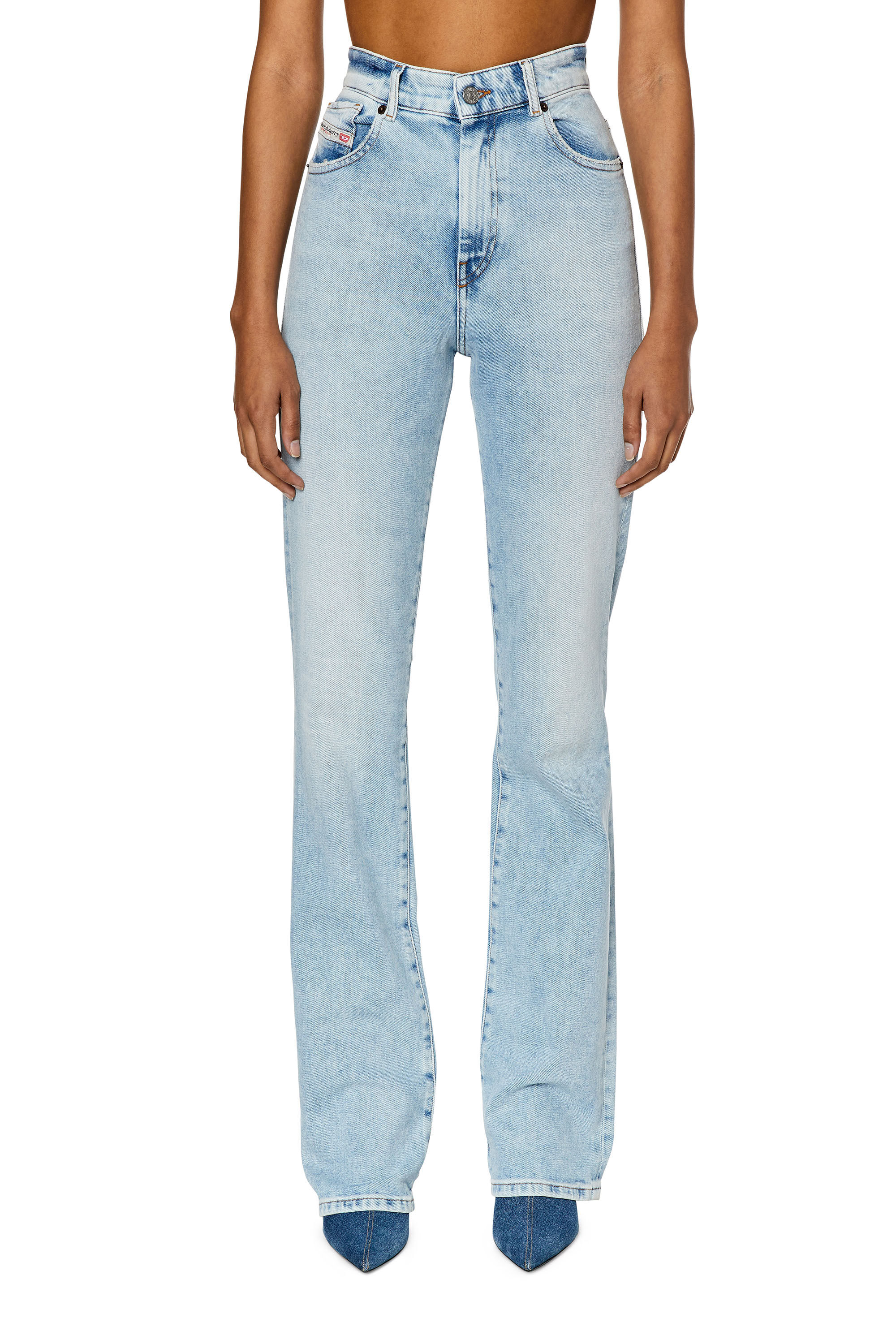 Diesel - Bootcut and Flare Jeans 2003 D-Escription 09E81, Light Blue - Image 3