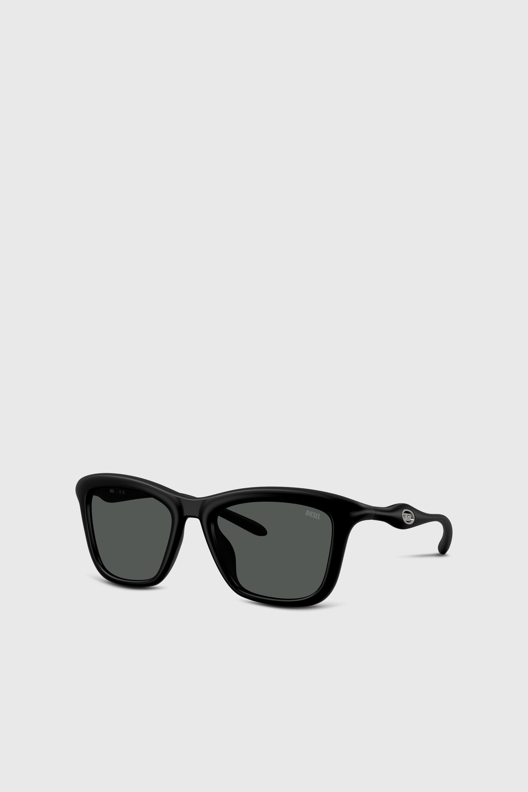 Diesel - 0DL3008U, Unisex's Square sunglasses in Black - 4