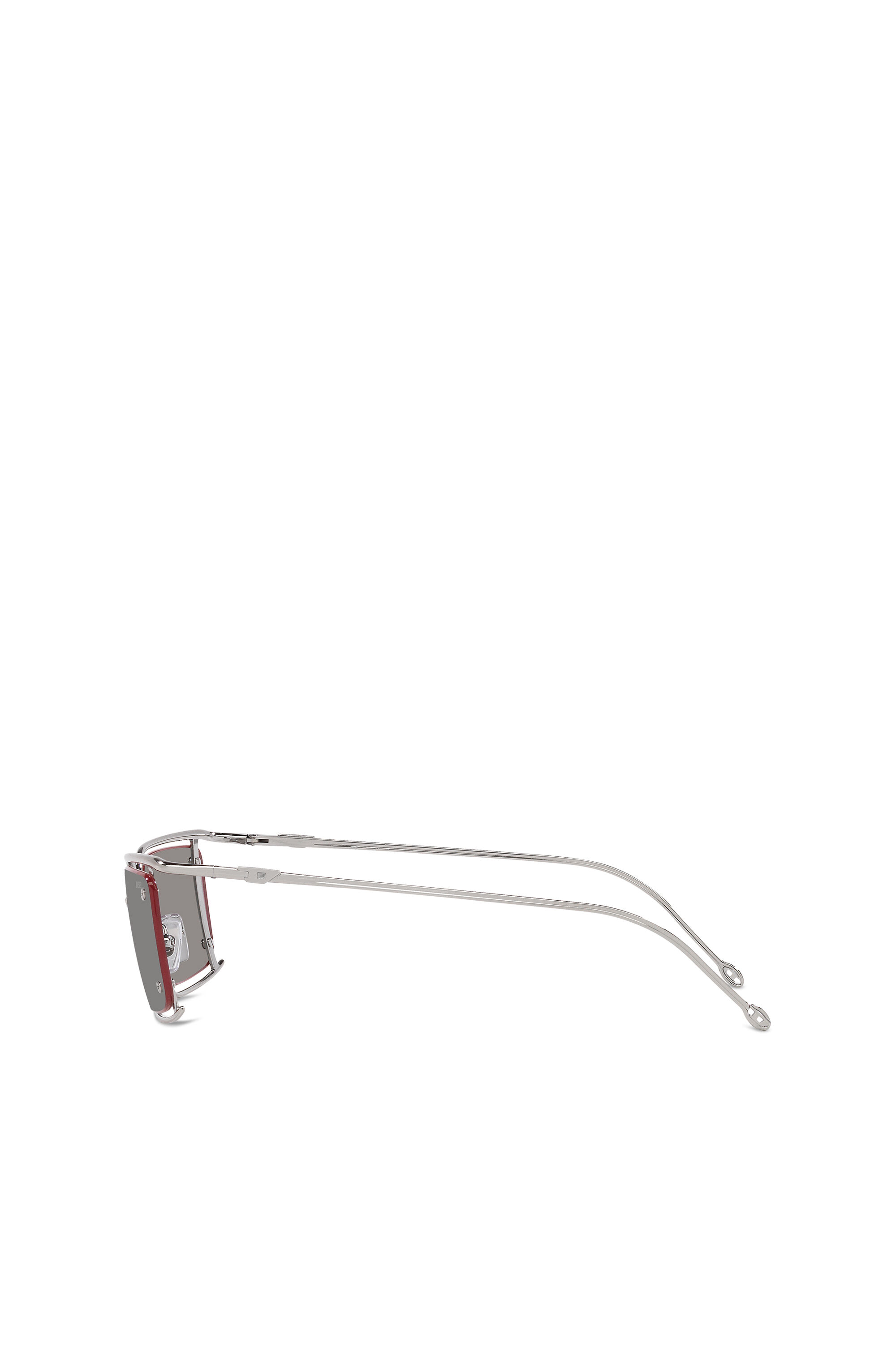 Diesel - 0DL1002, Unisex's Rectangle sunglasses in Silver - 2