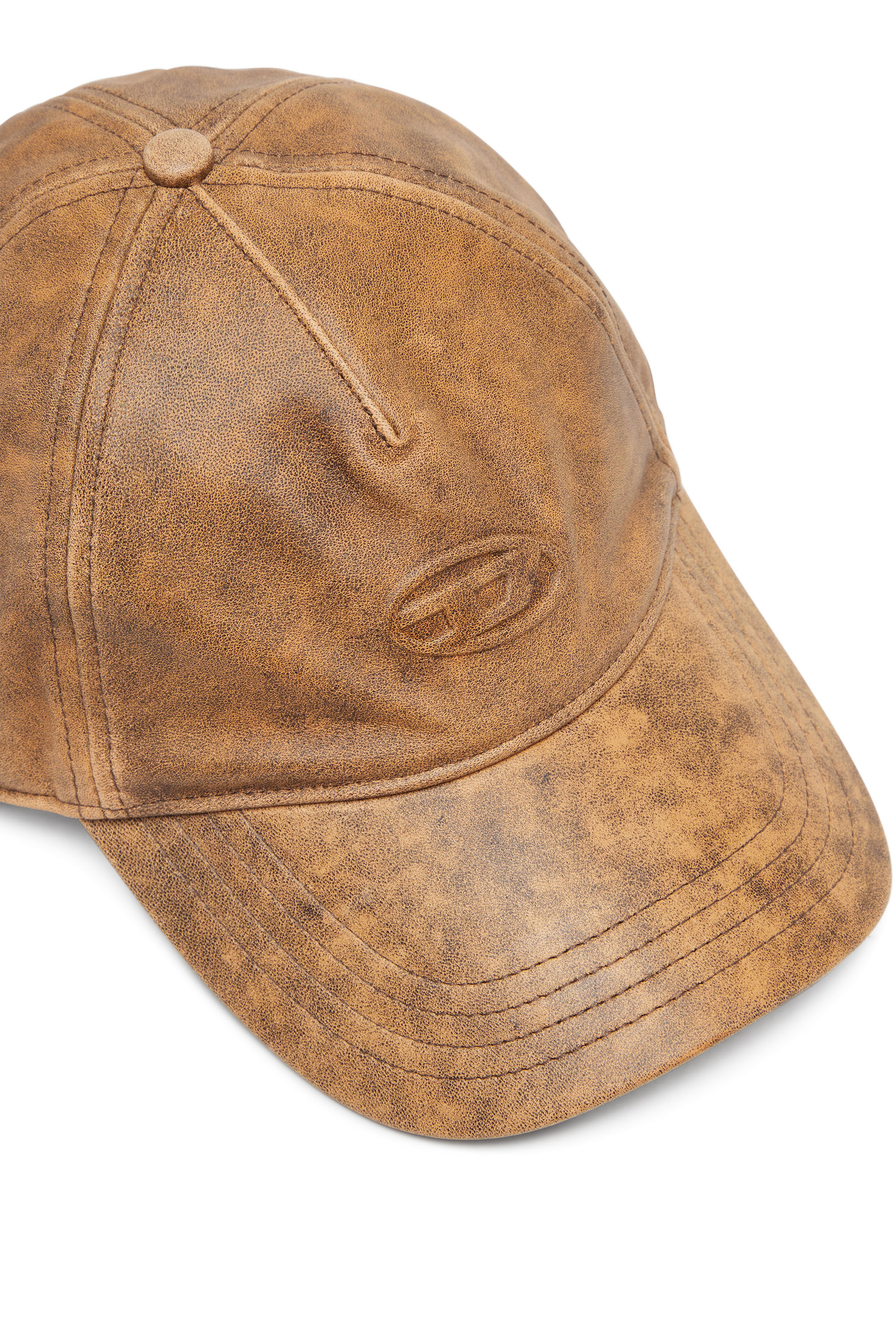 Leather shop baseball cap