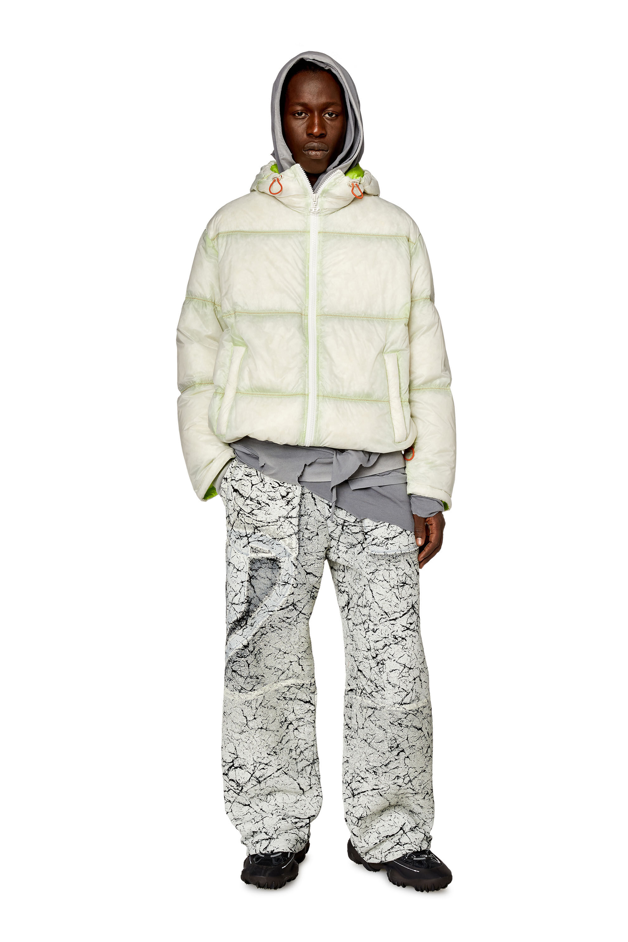 Acne studios hooded down jacket outlet
