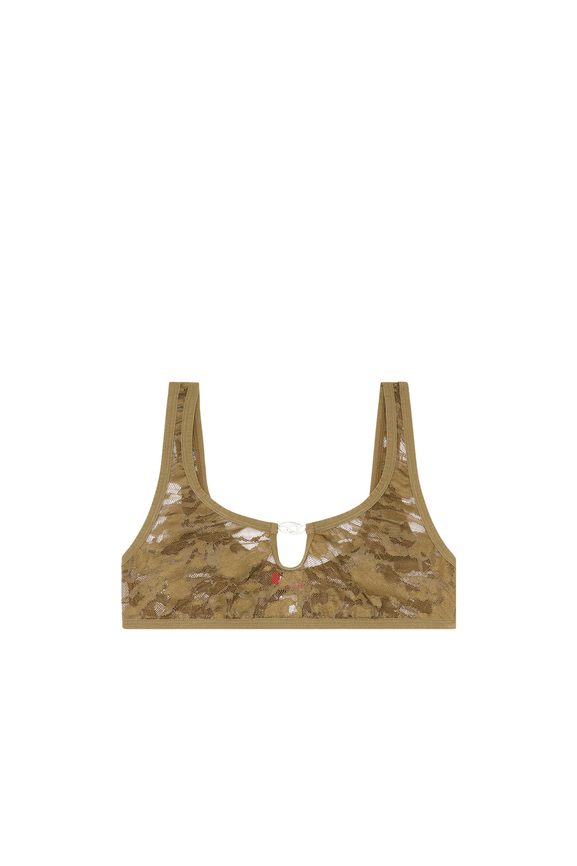 Diesel - UFSB-D-OVAL-LACE-BRALETTE, Military Green - Image 1