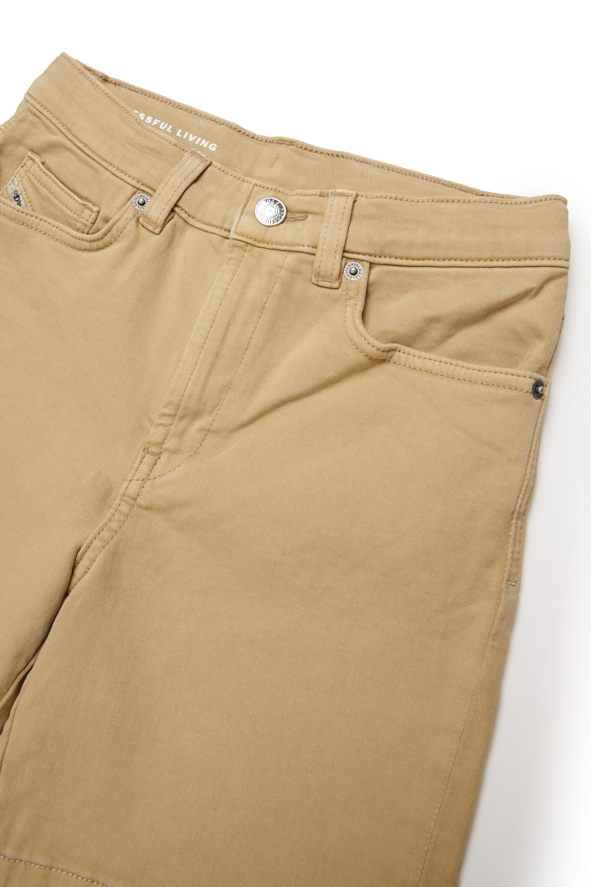 Diesel - D-MACS-SH-J JJJ, Man's Shorts in coloured denim in Light Brown - 3