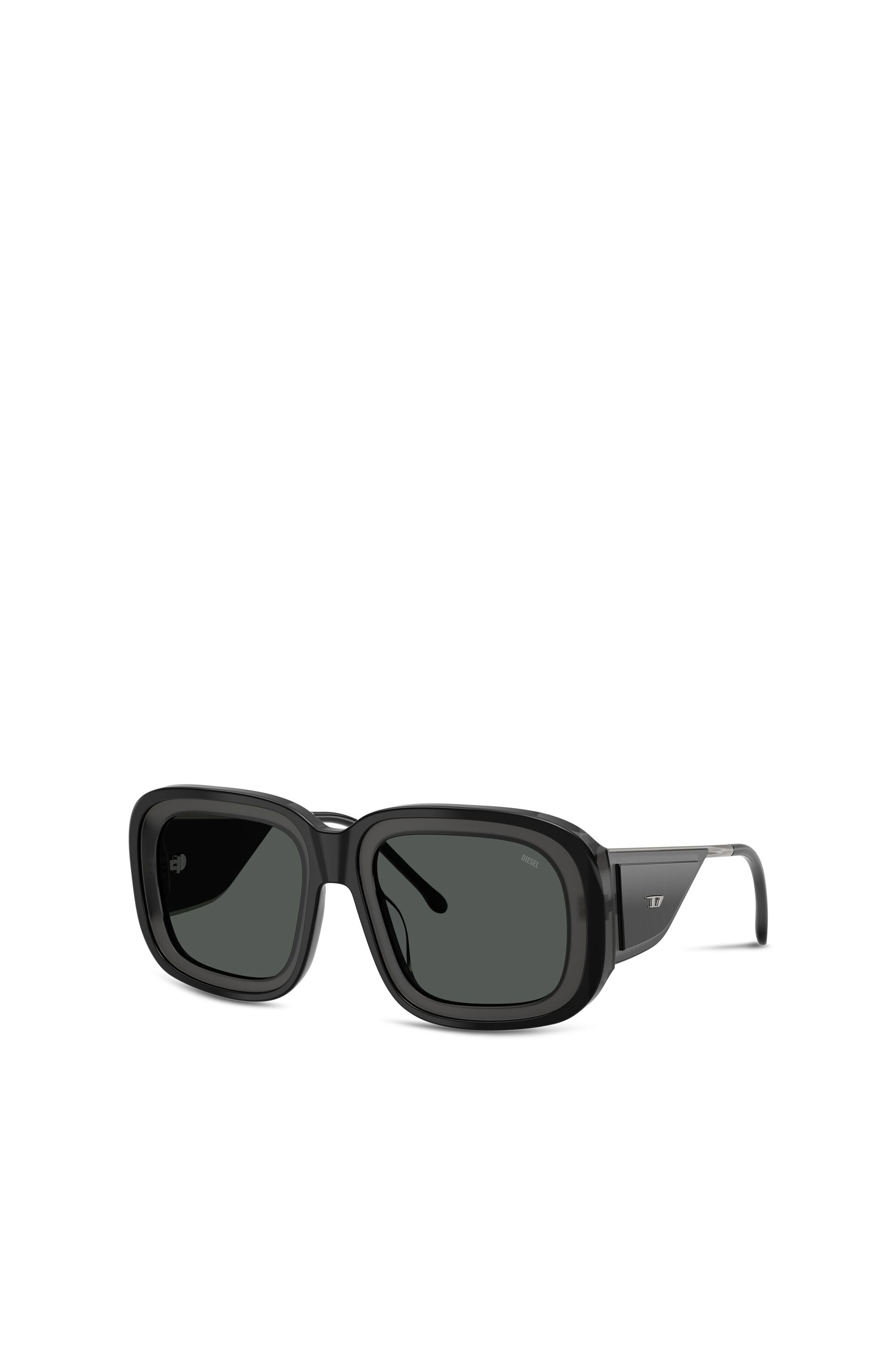Diesel - 0DL2015U, Unisex's Square sunglasses in Black - 2