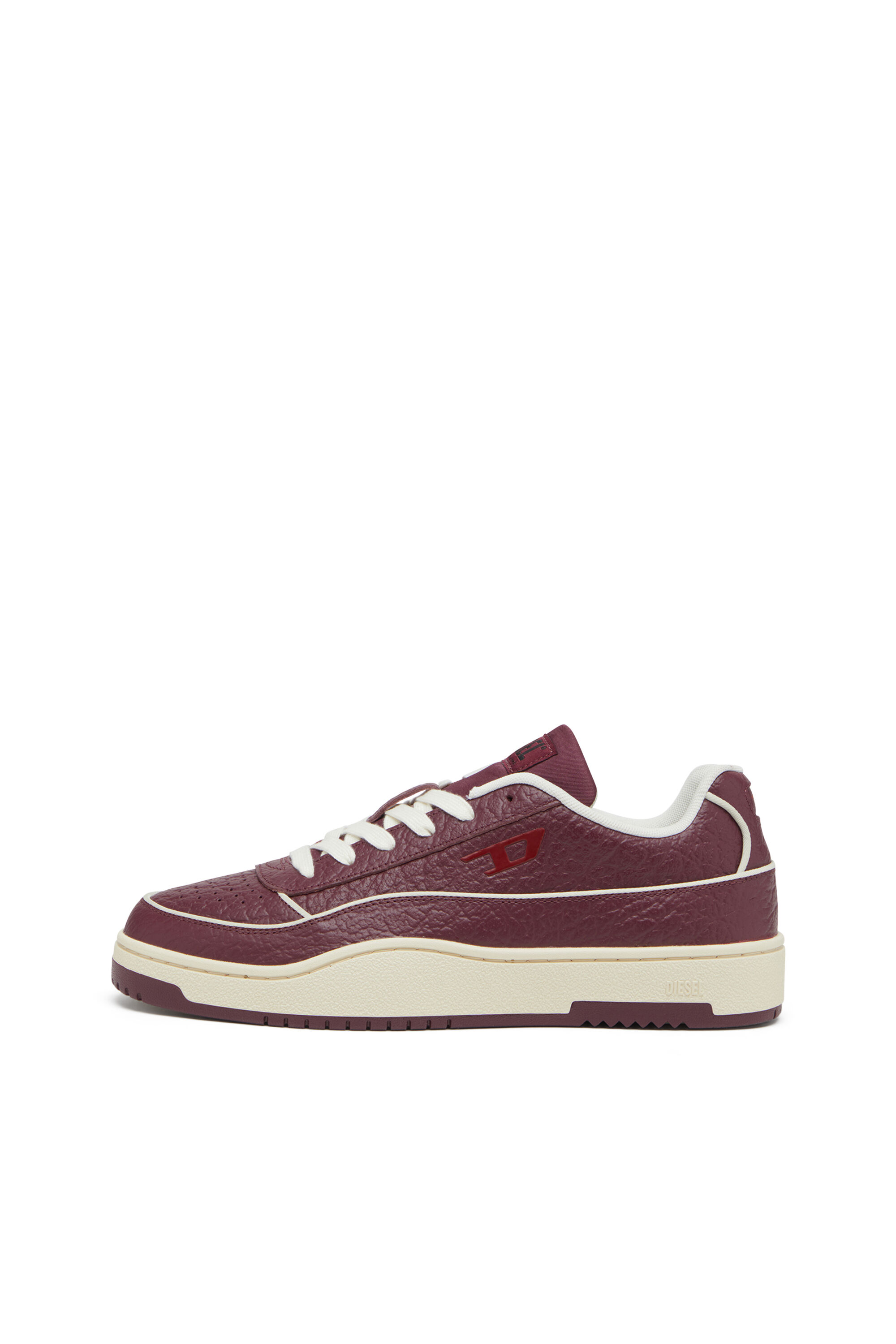 Diesel - S-TRACKER-D LOW, Man's S-Tracker-D-Sneakers in textured leather in Burgundy - 7