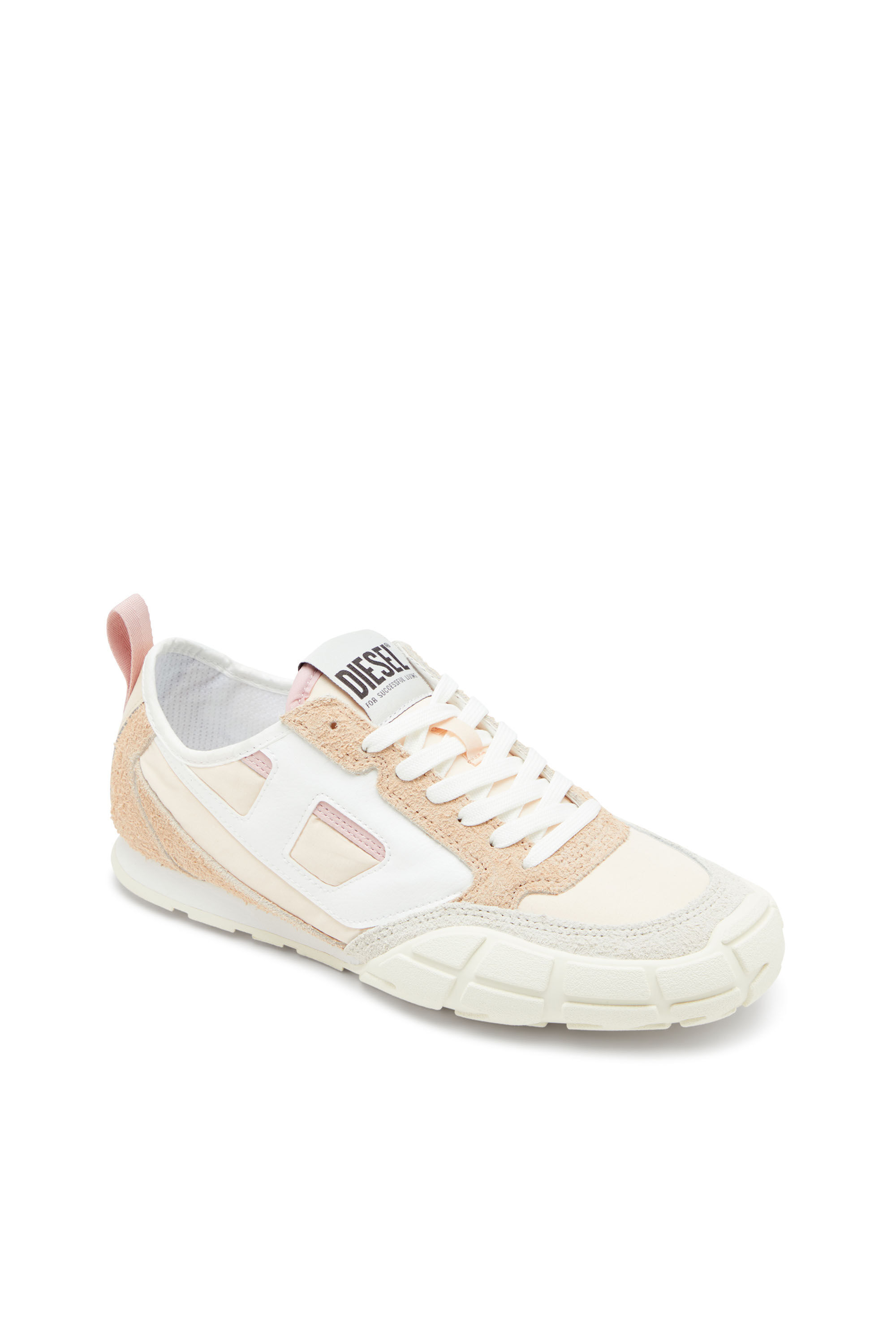 Diesel - S-PAGODHA LOW W, Woman's Sneakers in leather, suede and ripstop in null - 6
