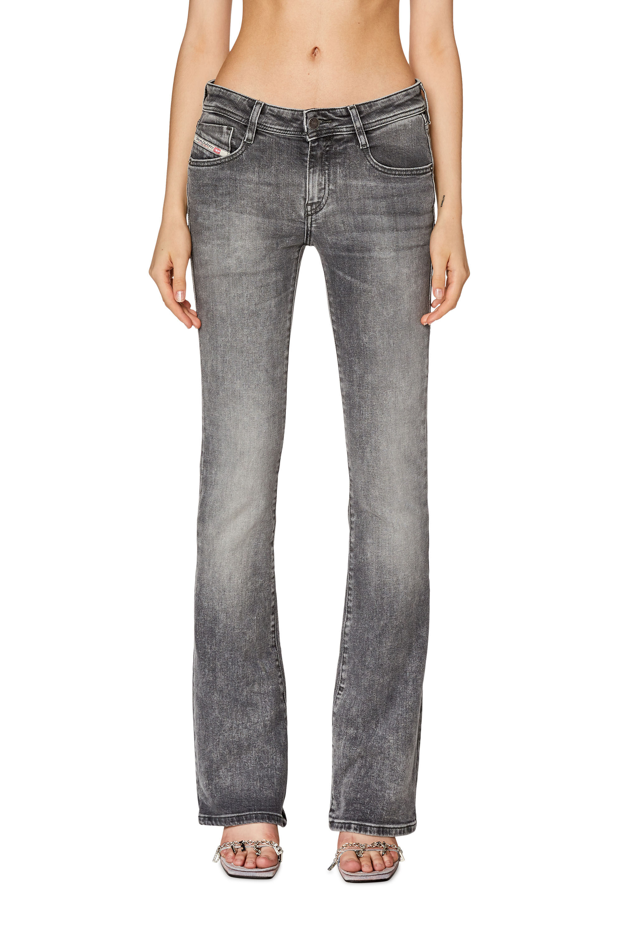 Women s Bootcut and Flare Jeans Light grey Diesel 1969 D Ebbey