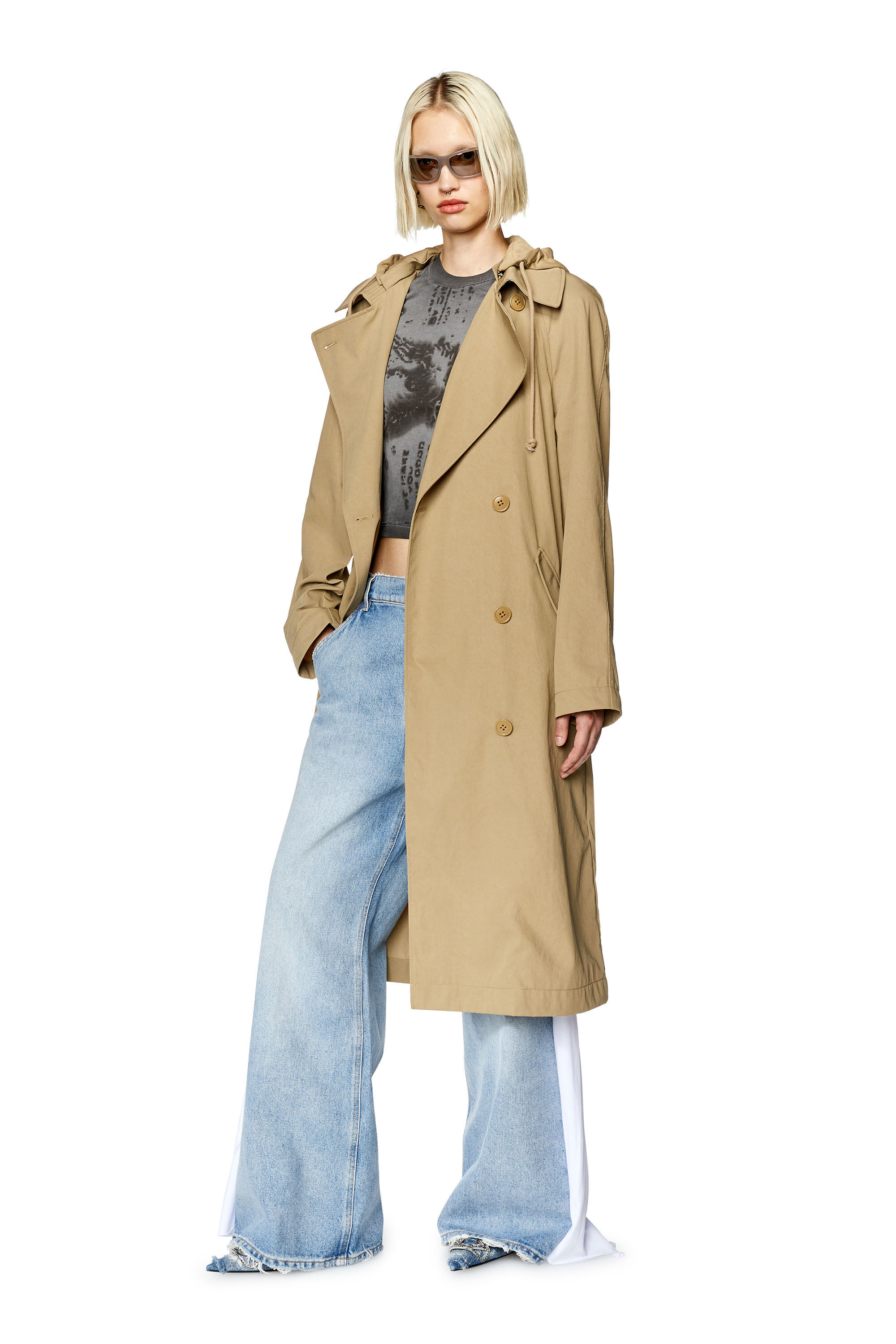Vince hotsell cotton trench