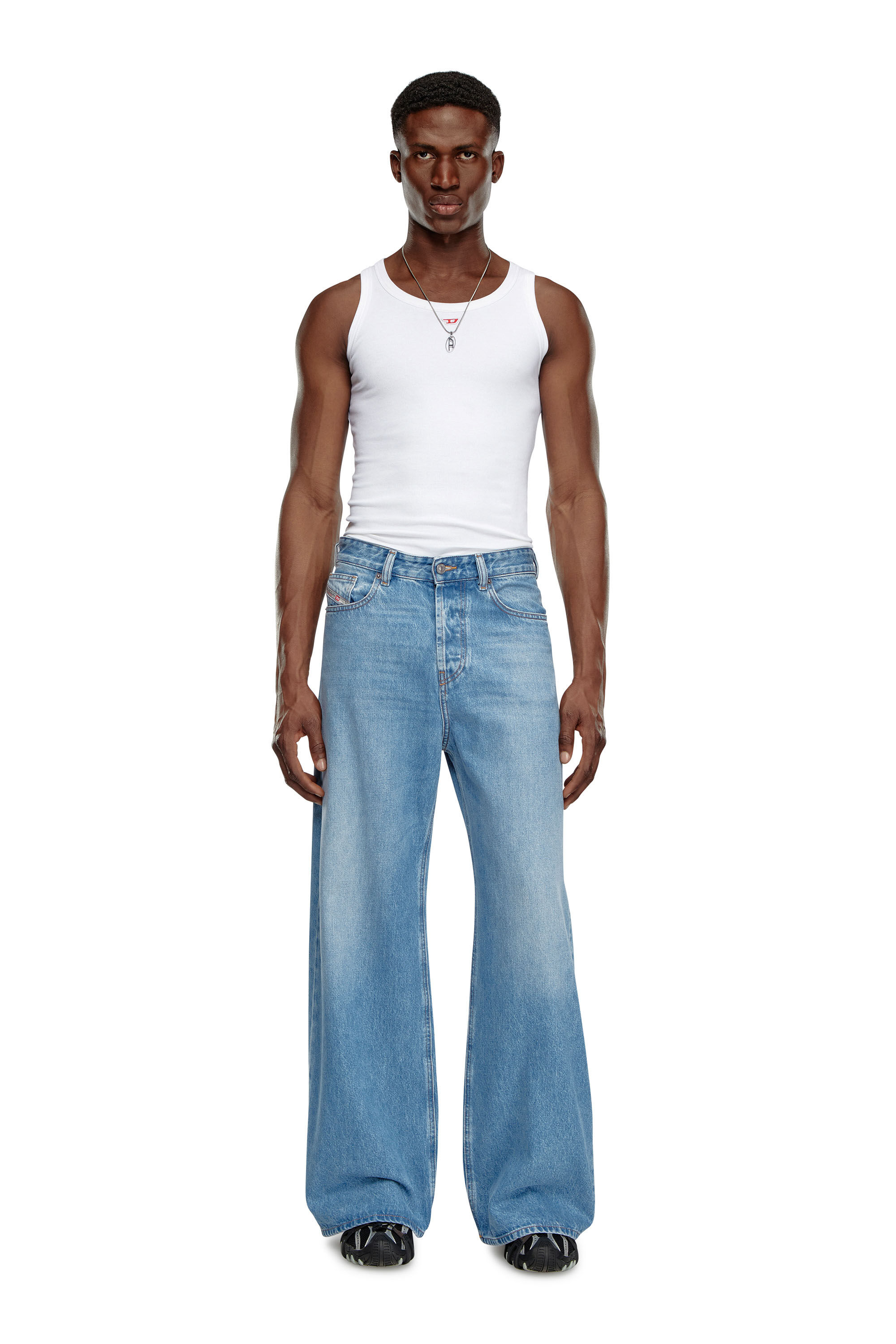 極美品 Y2K DIESEL 1996 D-SIRE FLARE DENIM Women's Relaxed Jeans | Light blue | Diesel 1996 D-Sire