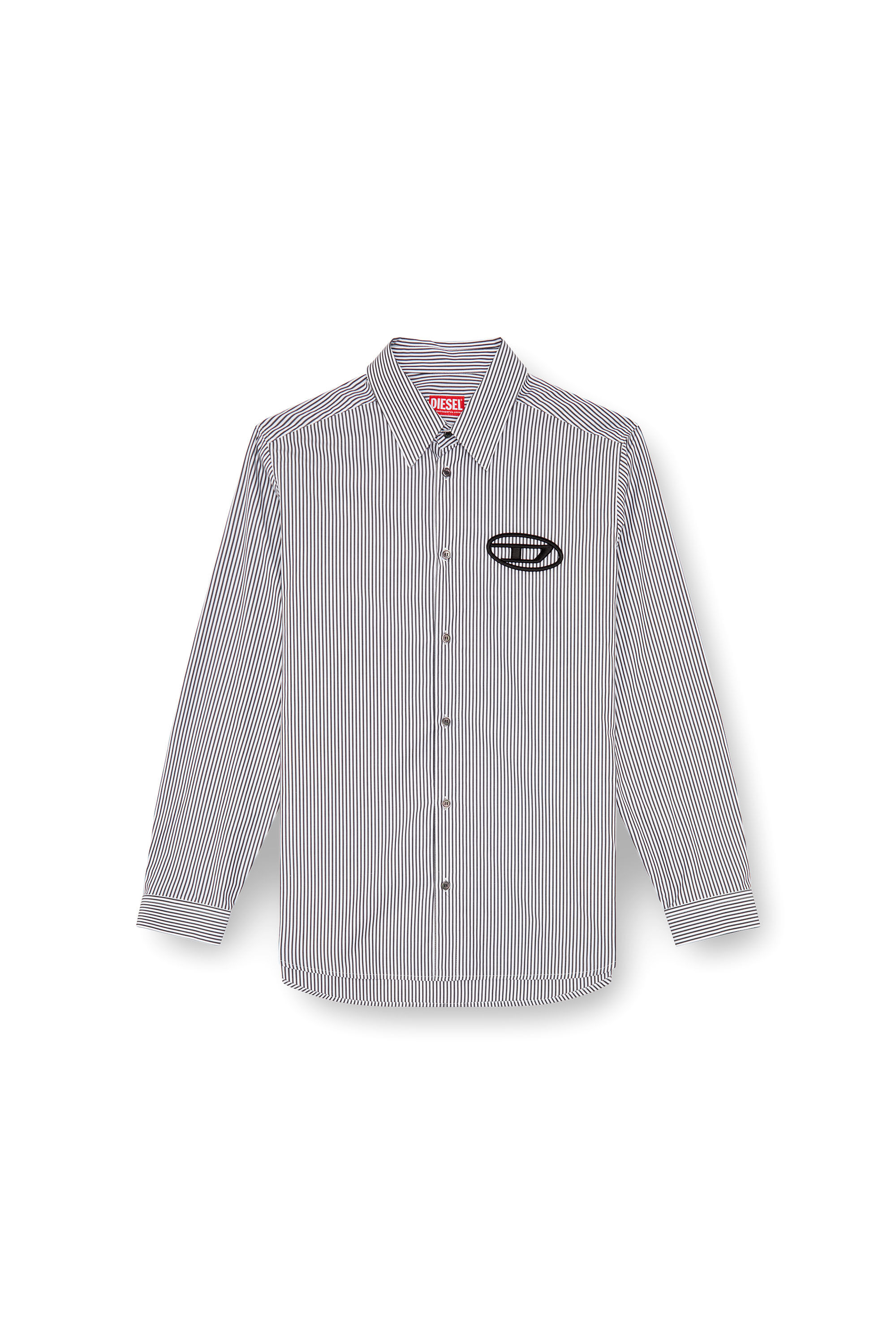 Supreme black and white striped shirt store