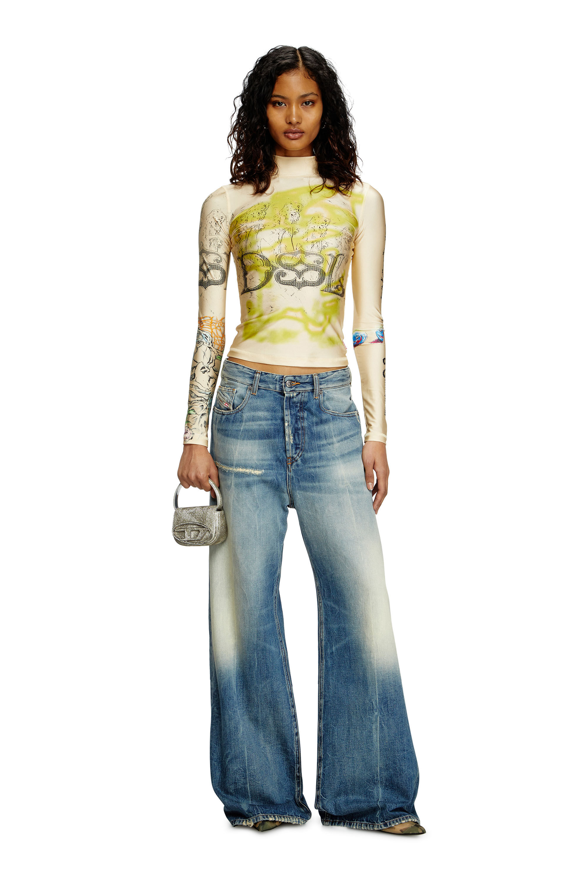 パンツ DIESEL Relaxed Jeans 1996 D-Sire 09l47 Relaxed Jeans - 1996 D-Sire | ミディアムブルー | ウィメンズ