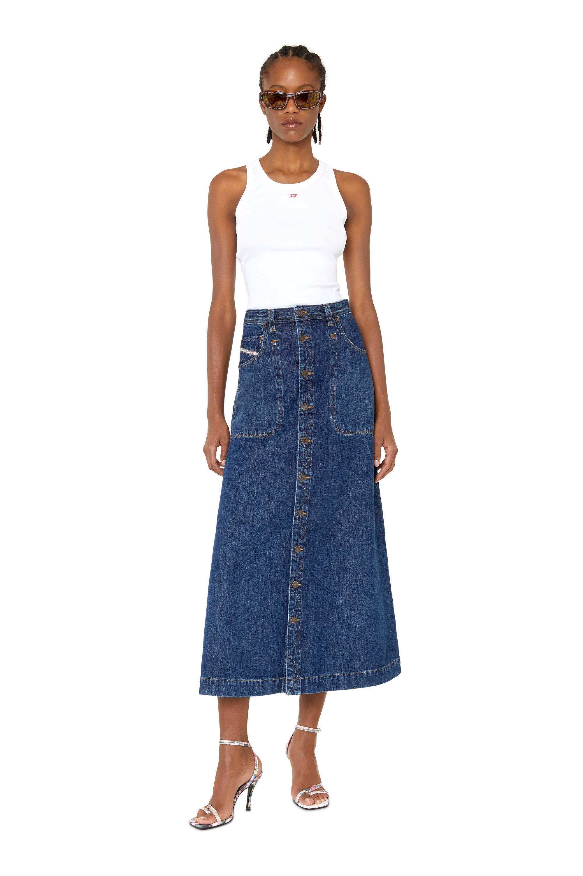 A line maxi outlet skirt