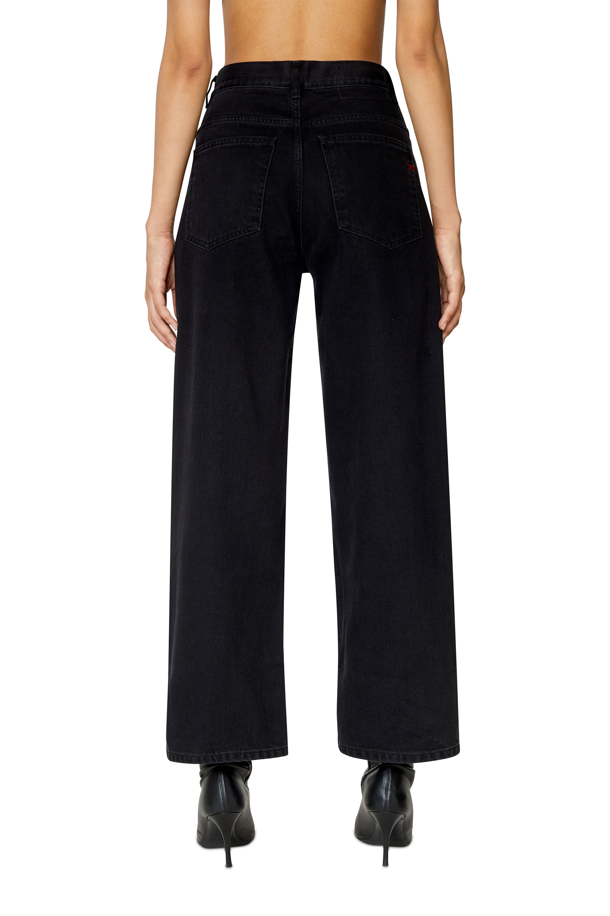 Diesel - Bootcut and Flare Jeans 2000 Widee Z09RL, Black/Dark grey - Image 4