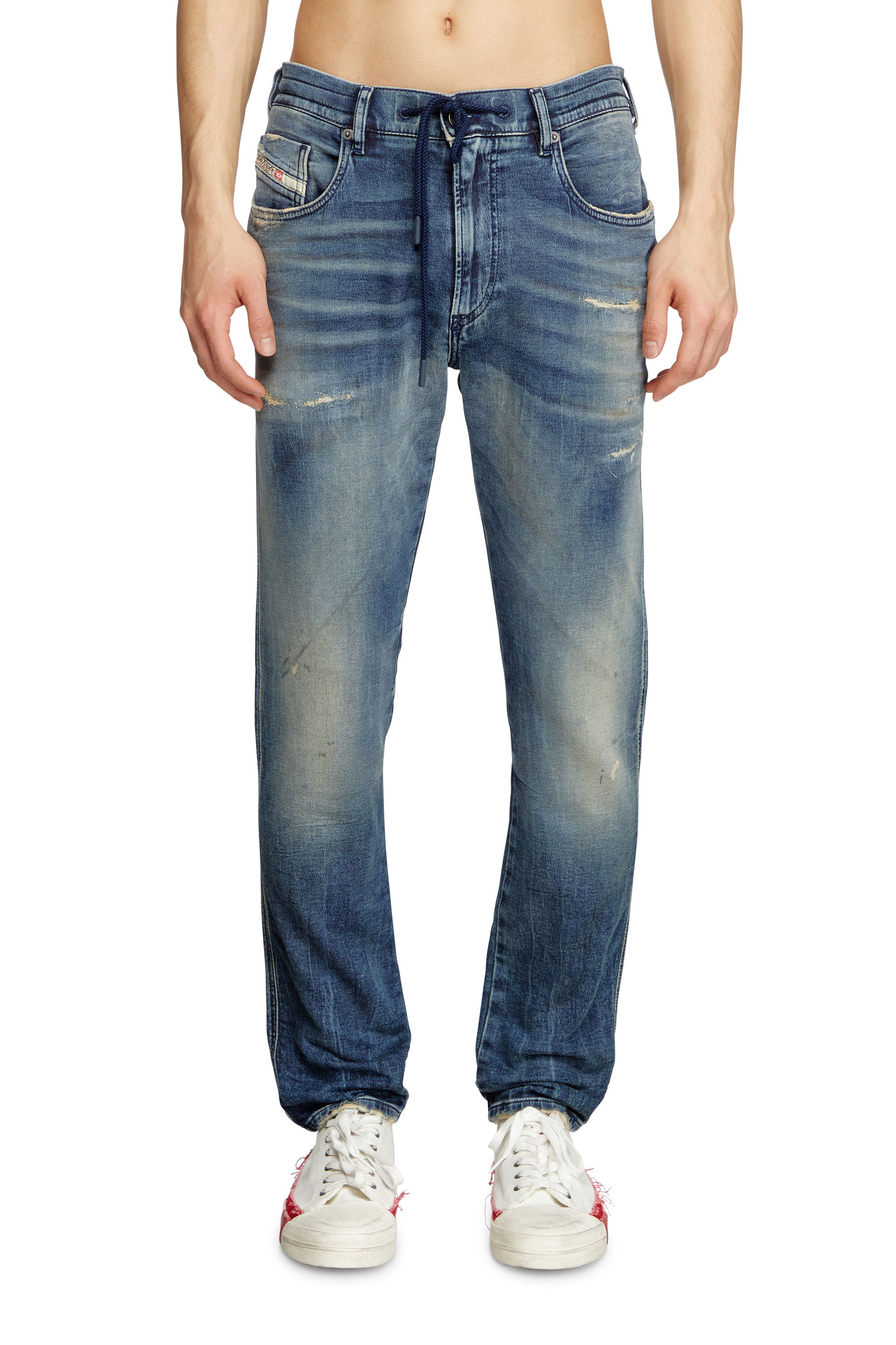 Diesel - Man's Slim 2060 D-Strukt Joggjeans® 068PN, Medium blue - 3