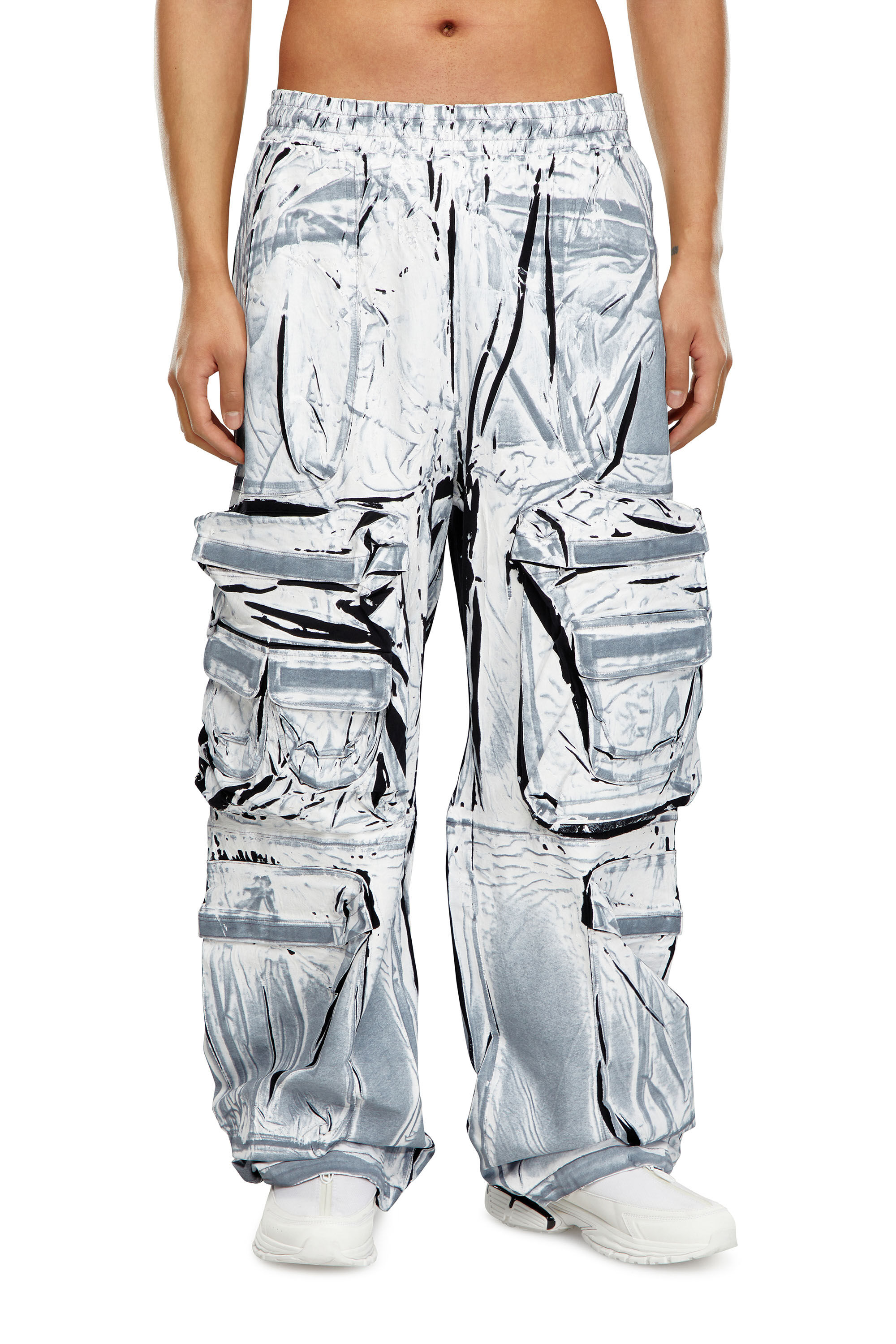 Patched cheap cargo pants