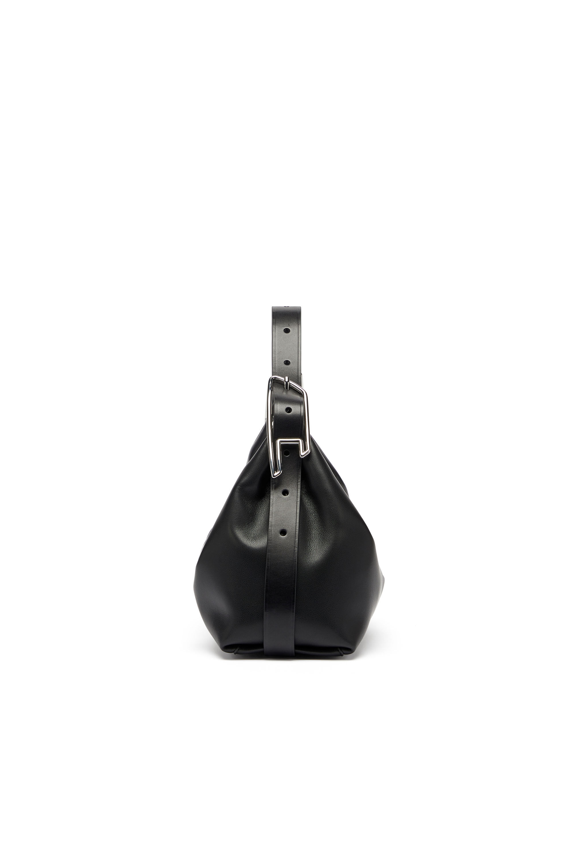 Diesel - D-LINE HOBO S, Woman's D-Line-Leather shoulder bag in Black - 5