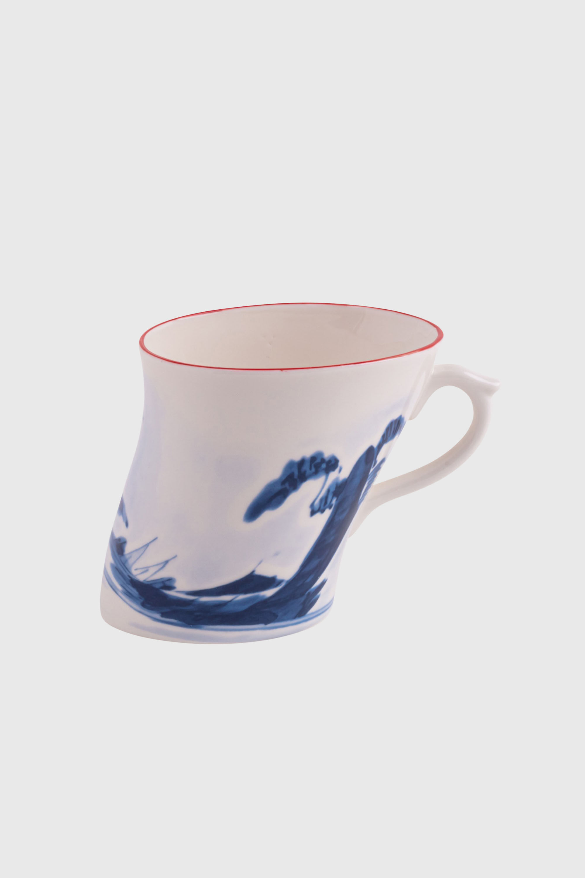 Diesel - 11259 PORCELAIN MUG "CLASSIC ON ACID" -, Unisex's Porcelain mug in White/Blue - 1