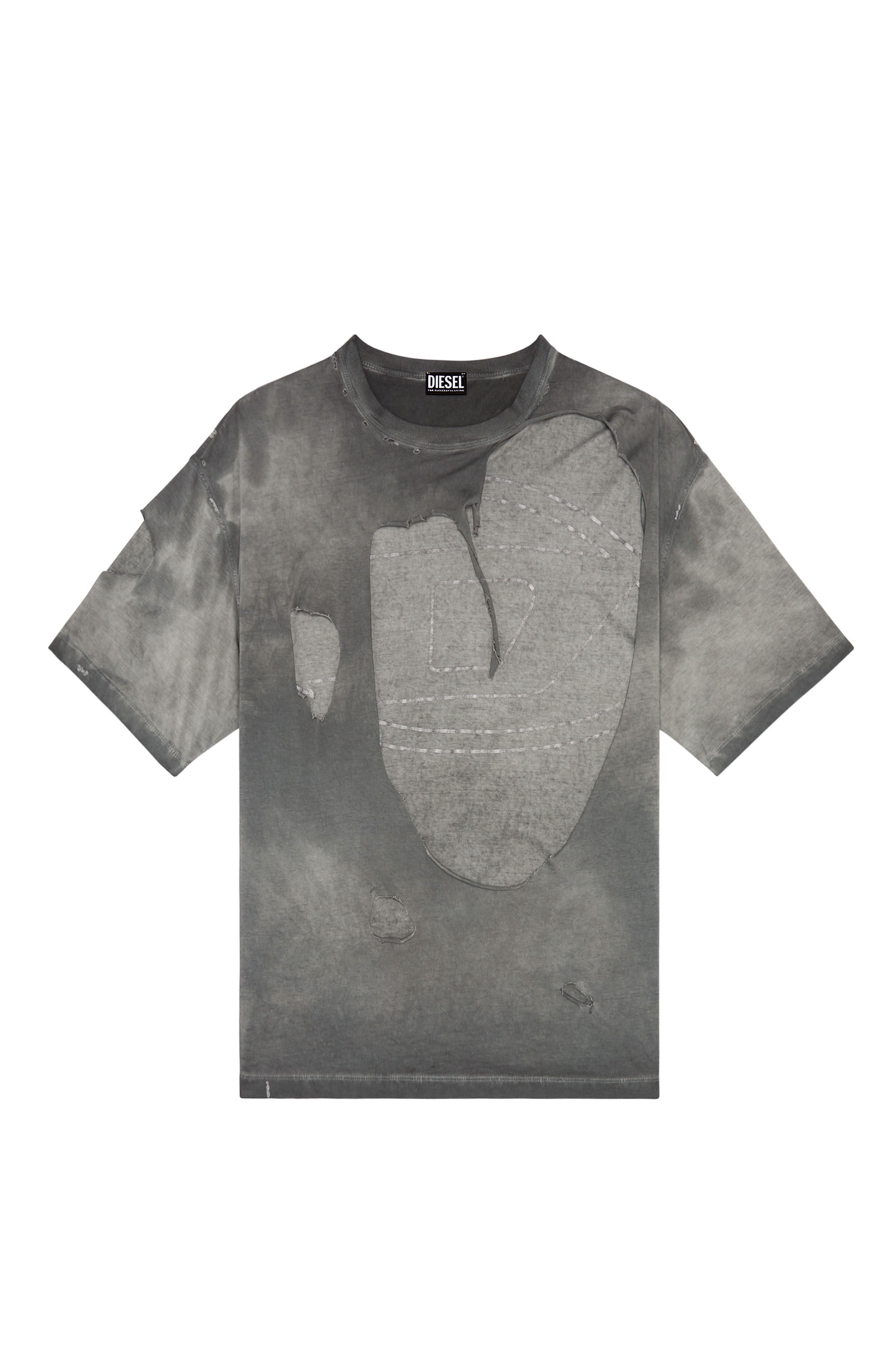 Diesel - T-ASHY, Dark grey - Image 2