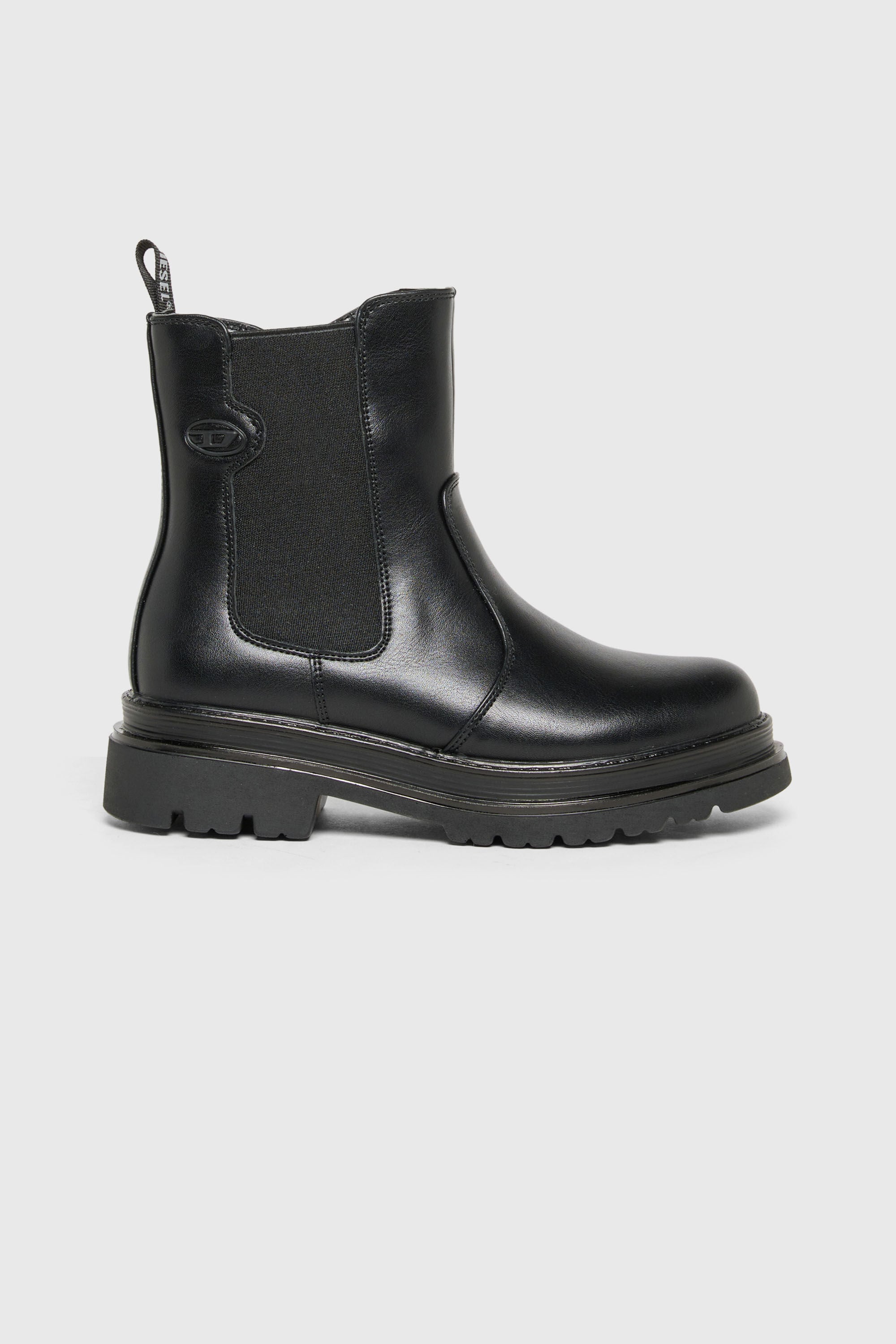 Diesel - D-VYNCOUN, Unisex's D-Vyncoun - Chelsea boots with Oval D logo in Black - 1