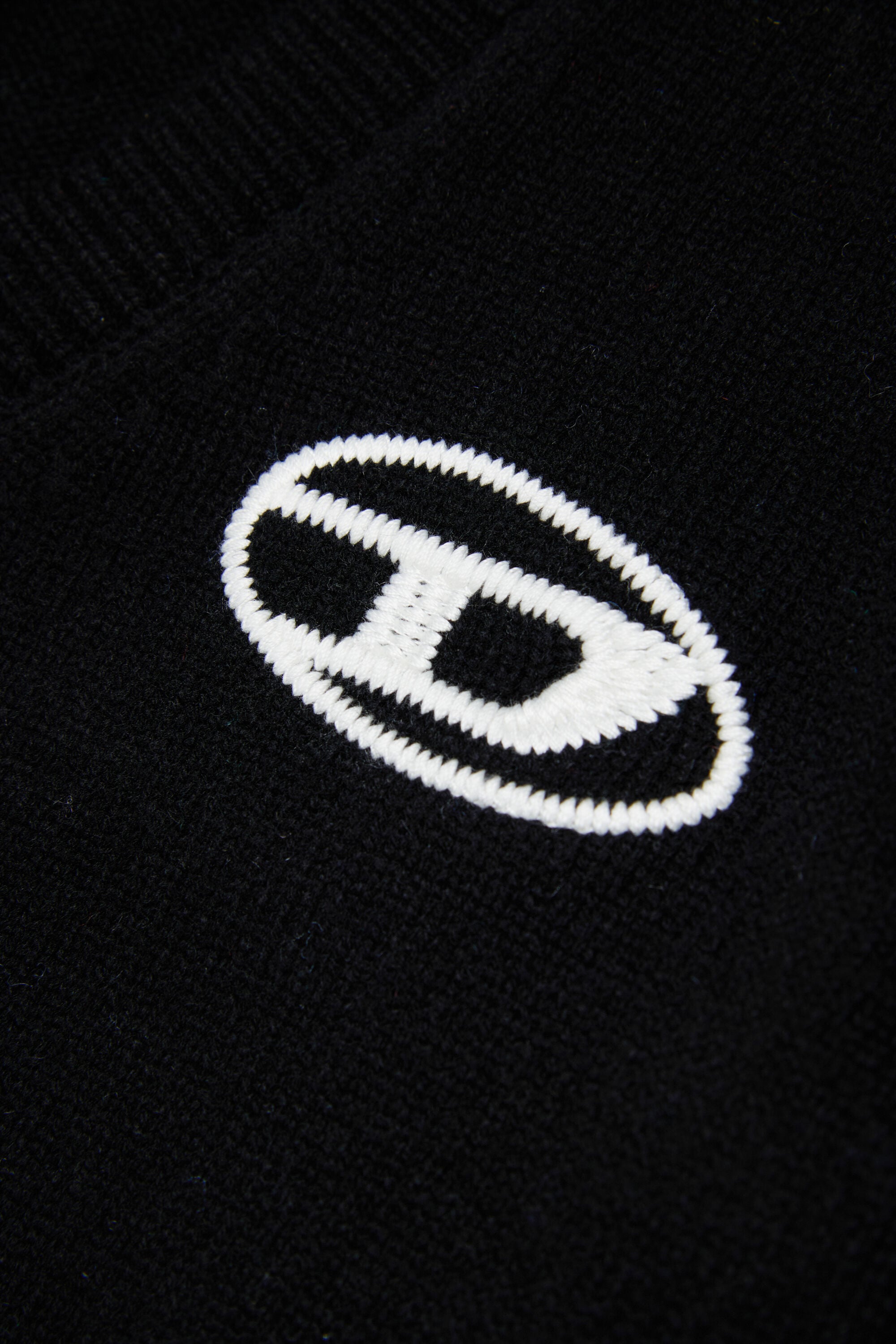 Diesel - KLABO CARDIGAN OVER, Man's Cashmere-enriched cardigan with Oval D logo in Black - 4