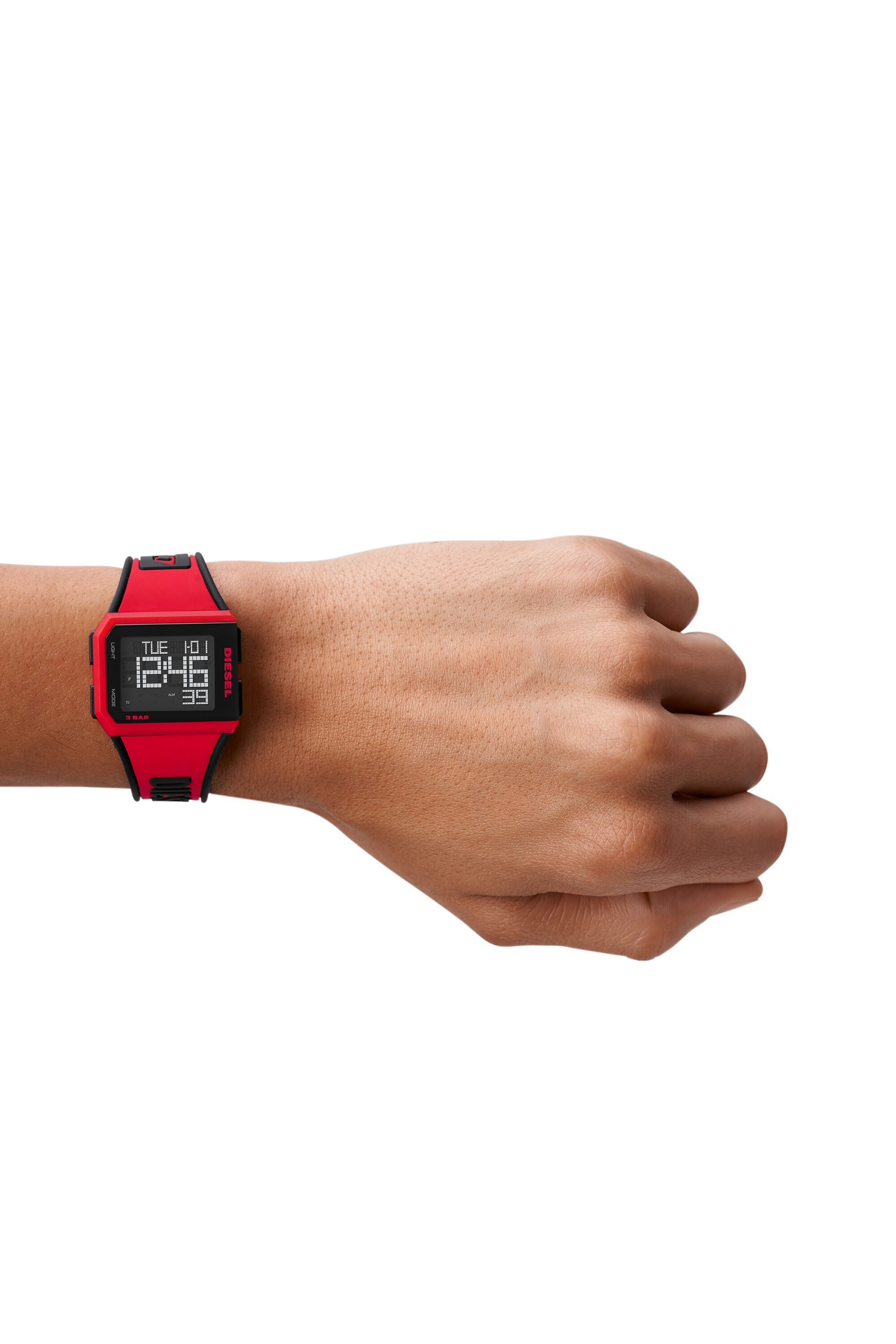 diesel smartwatch red