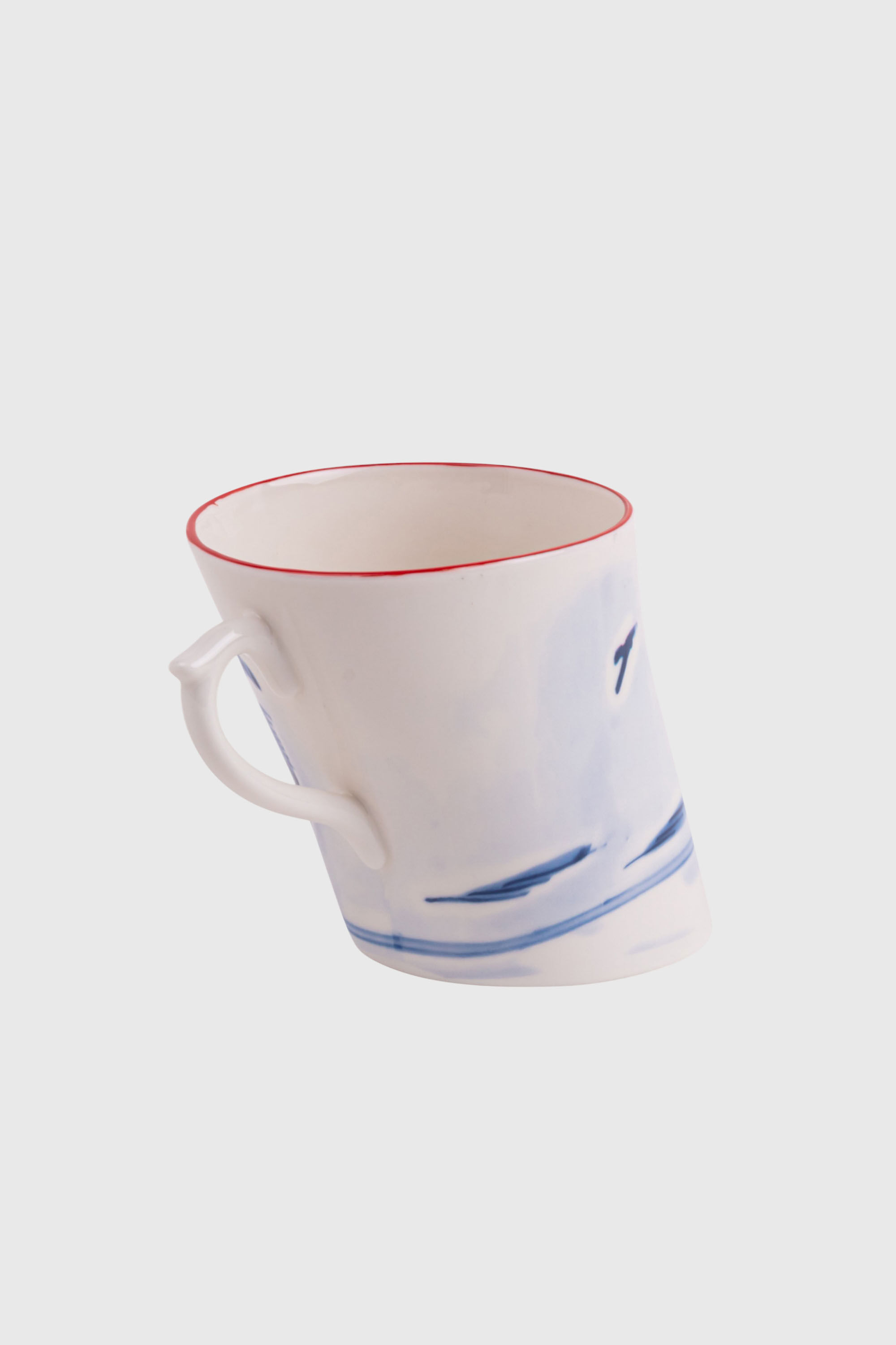 Diesel - 11259 PORCELAIN MUG "CLASSIC ON ACID" -, Unisex's Porcelain mug in White/Blue - 6