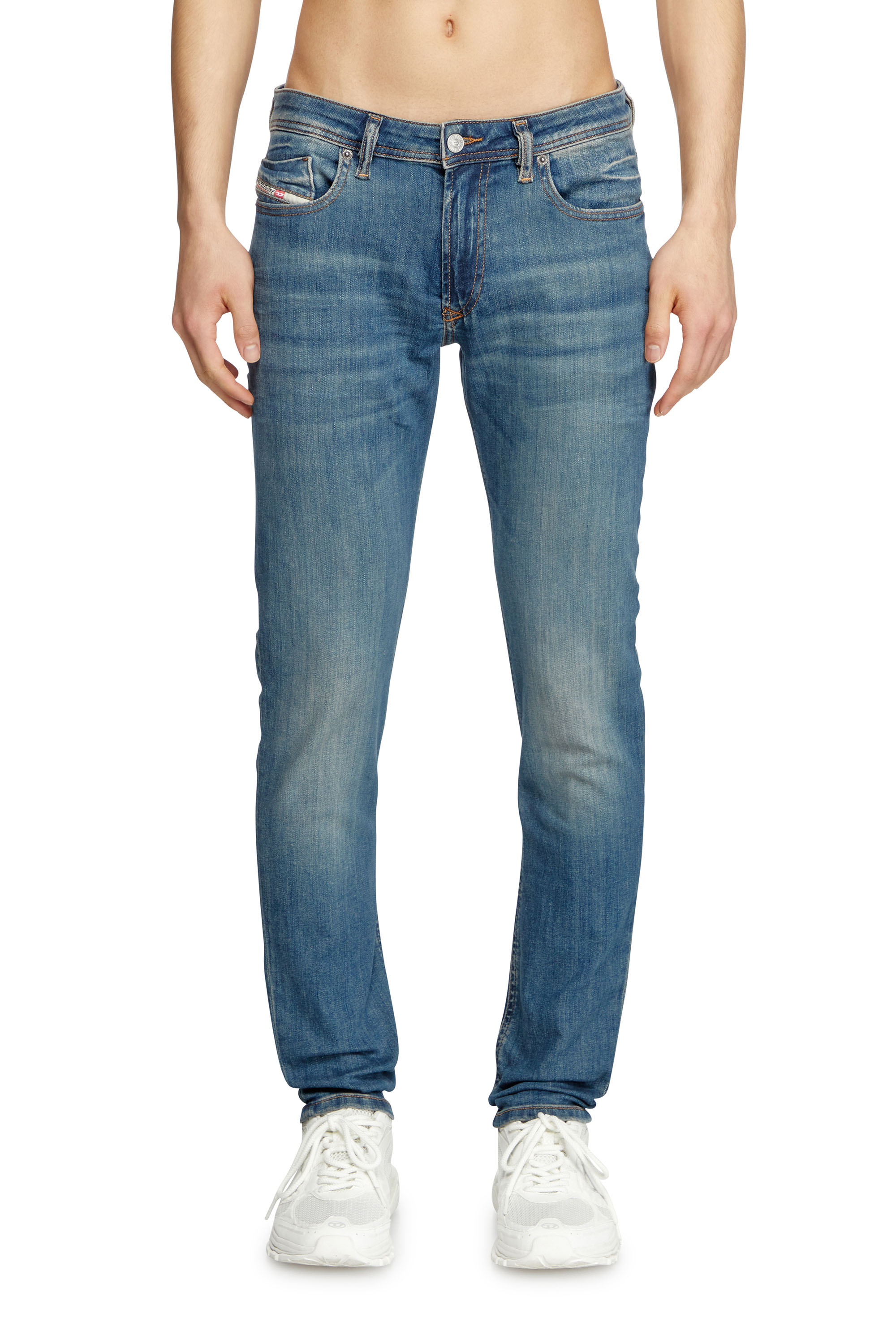 Skinny Jeans 1979 Sleenker 0BMBT, Medium blue Diesel - Man's Skinny Jeans 1979 Sleenker 0BMBT, Medium blue - 3