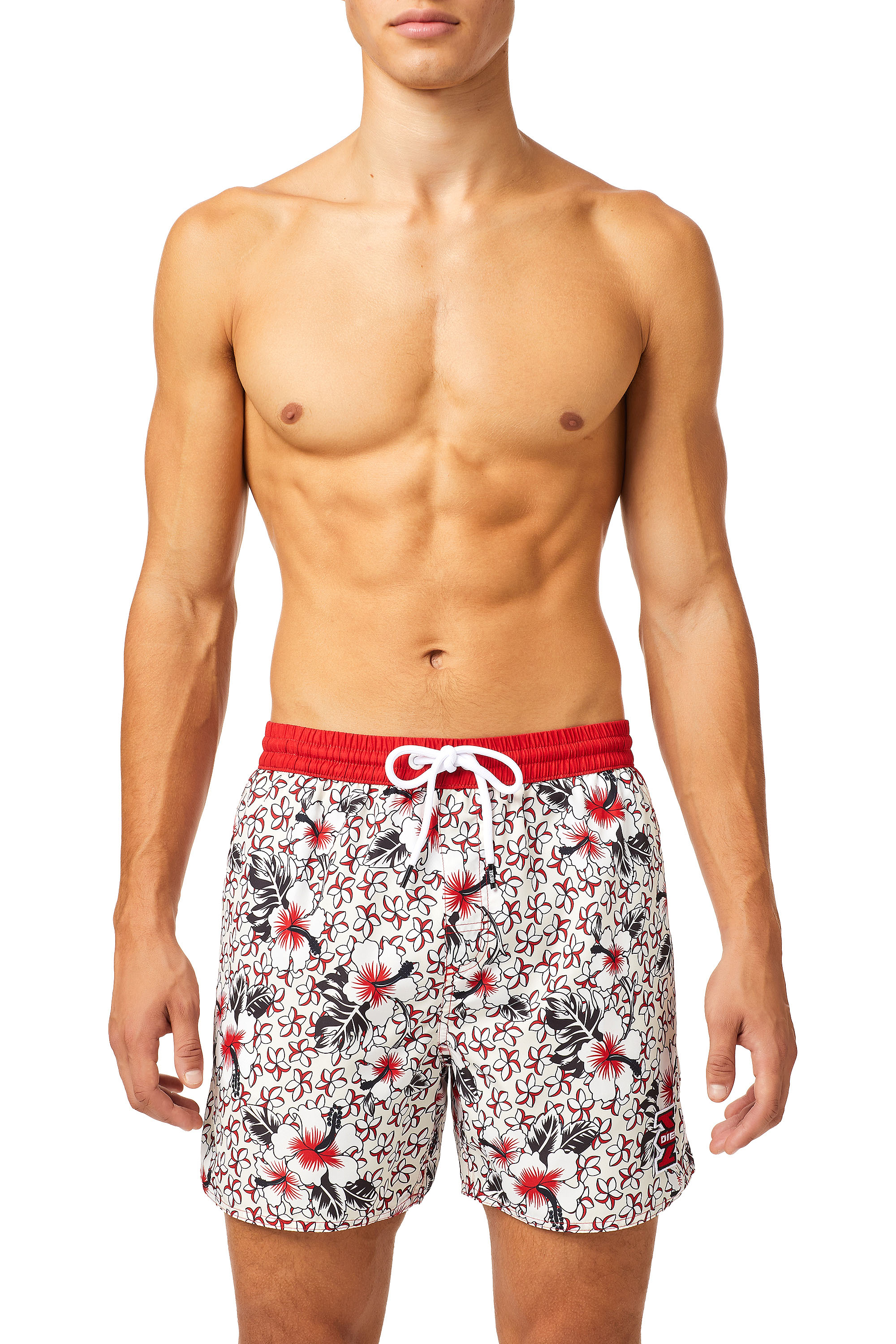 Diesel - BMBX-CAYBAY CALZONCINI, Red/White - Image 2