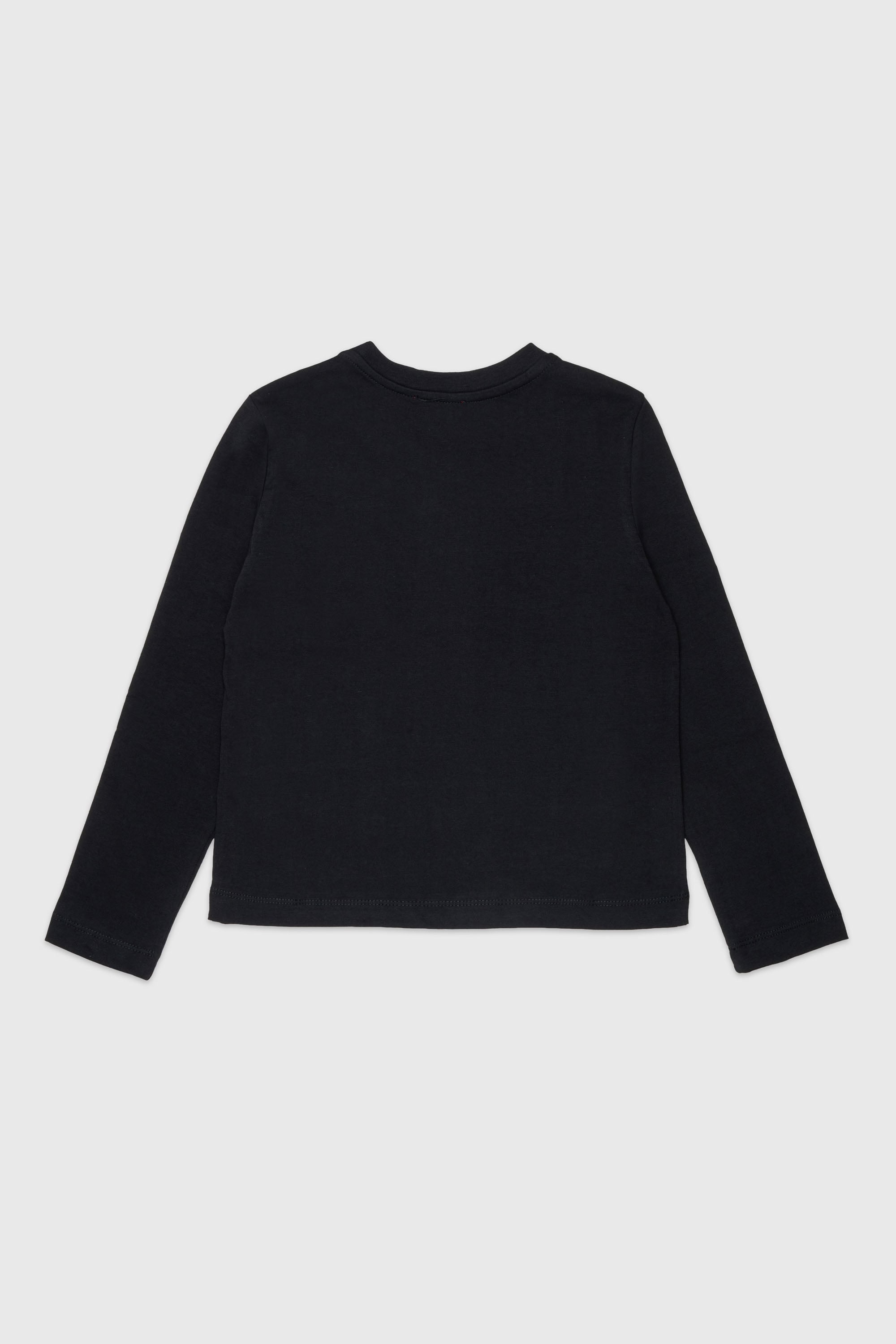 Diesel - TORSY, Woman's Long-sleeve T-shirt with whimsical logo print in Black - 2