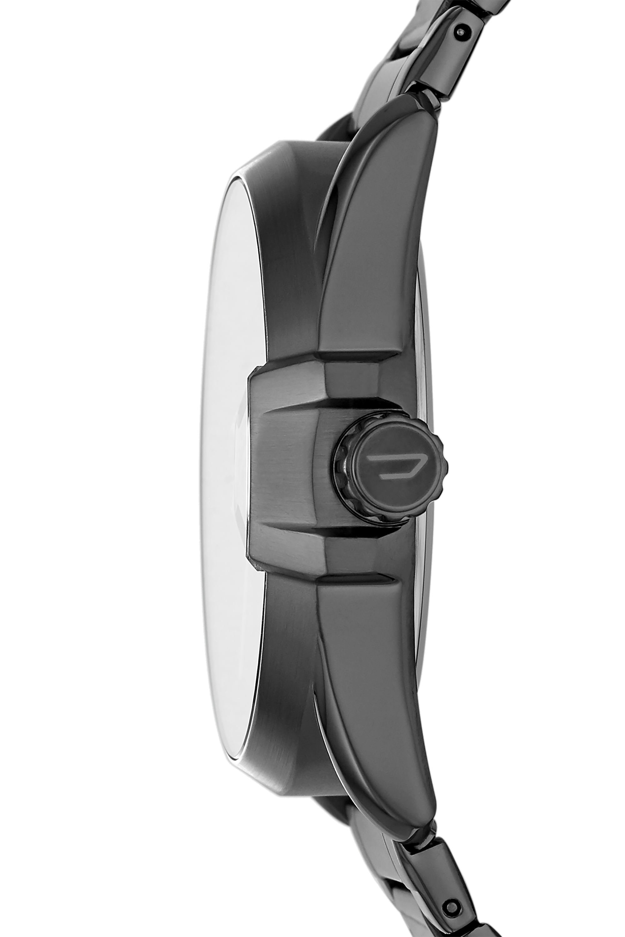 Diesel - DZ1908, Man's MS9 Three-Hand Gunmetal Stainless Steel Watch in Dark grey - 3