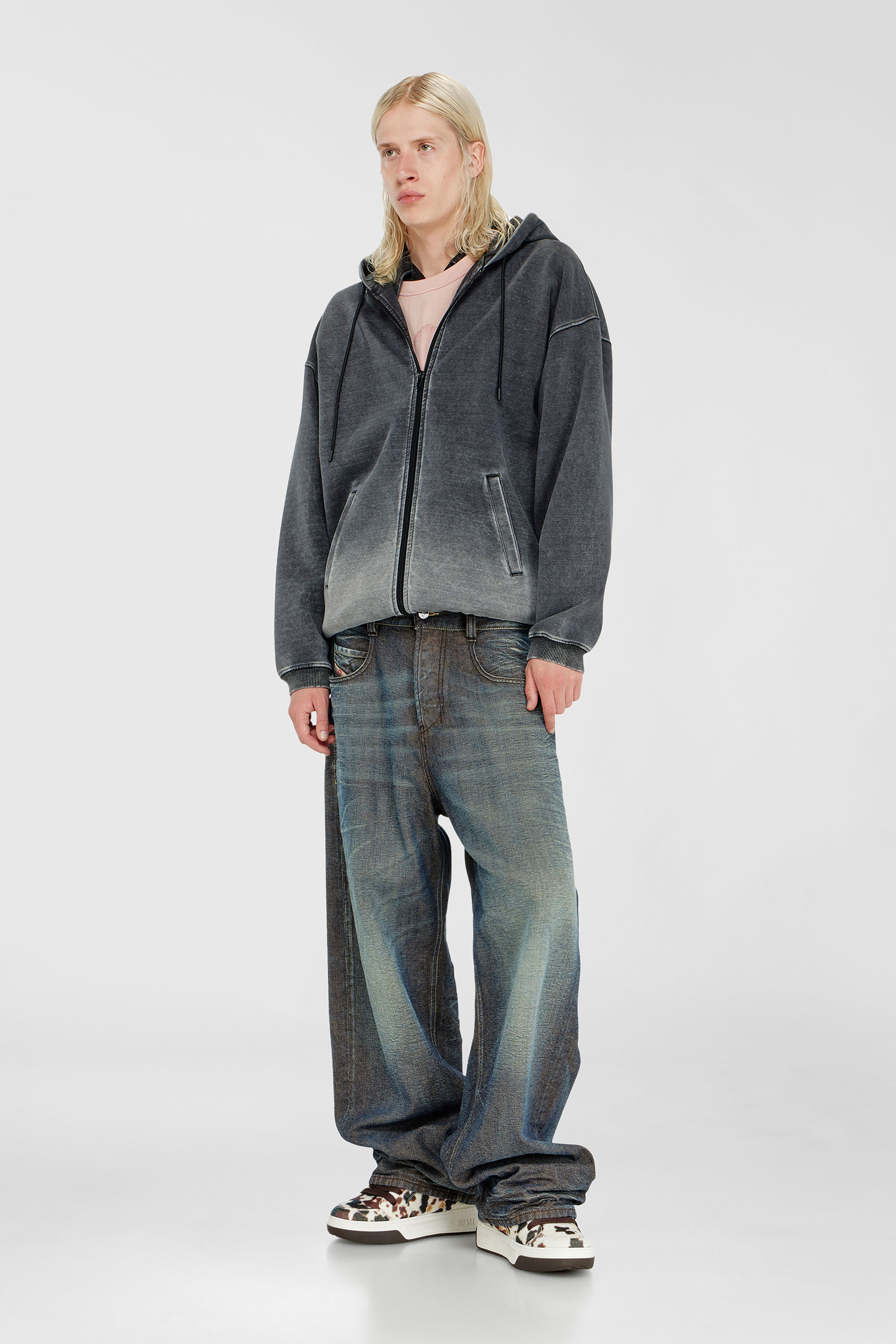 Diesel - Unisex's Relaxed Jeans 1997 D-Enim-M 007EM, Dark Blue - 1