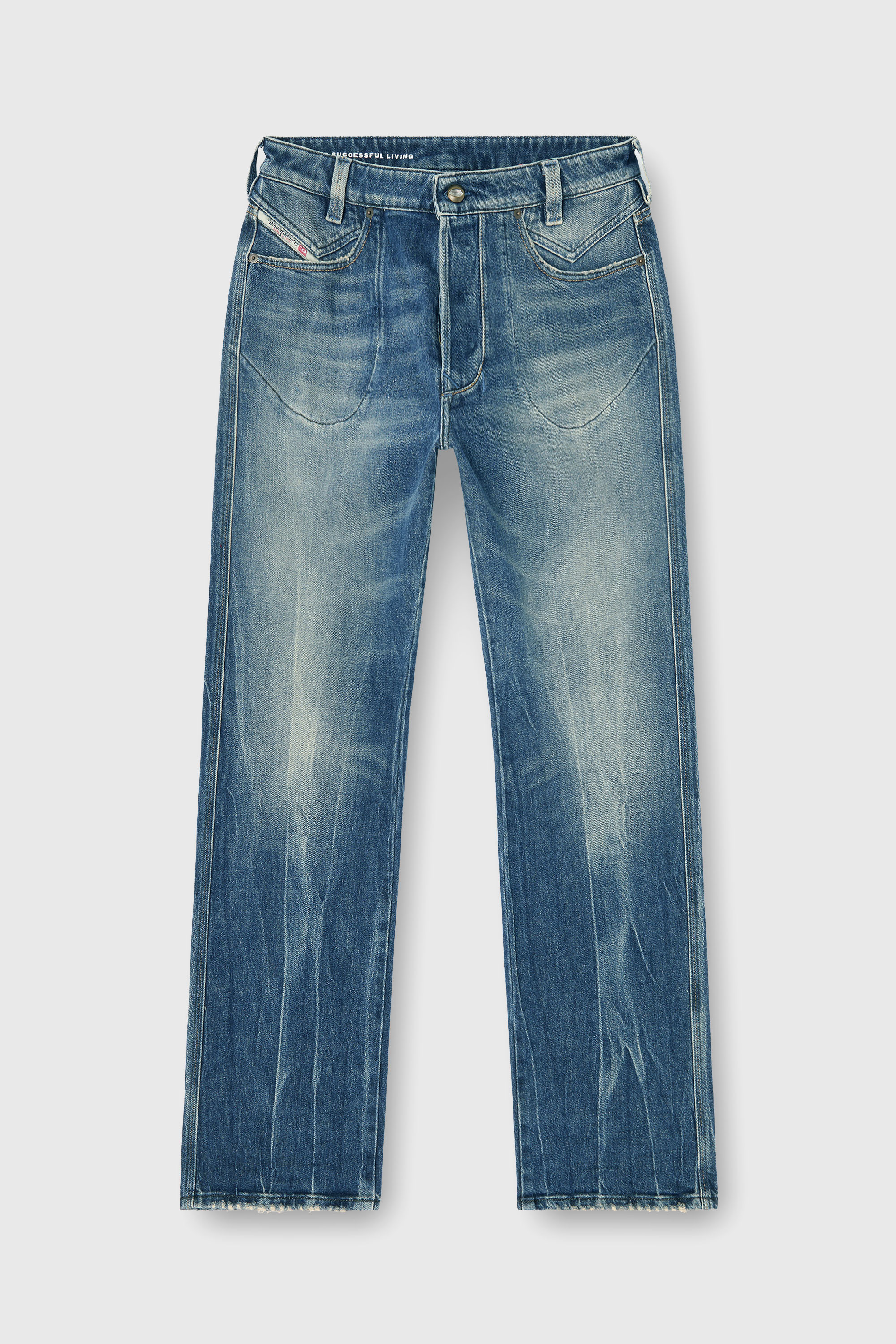 Diesel - Man's Regular Jeans 1985 Larkee 09Q27, Medium blue - 2