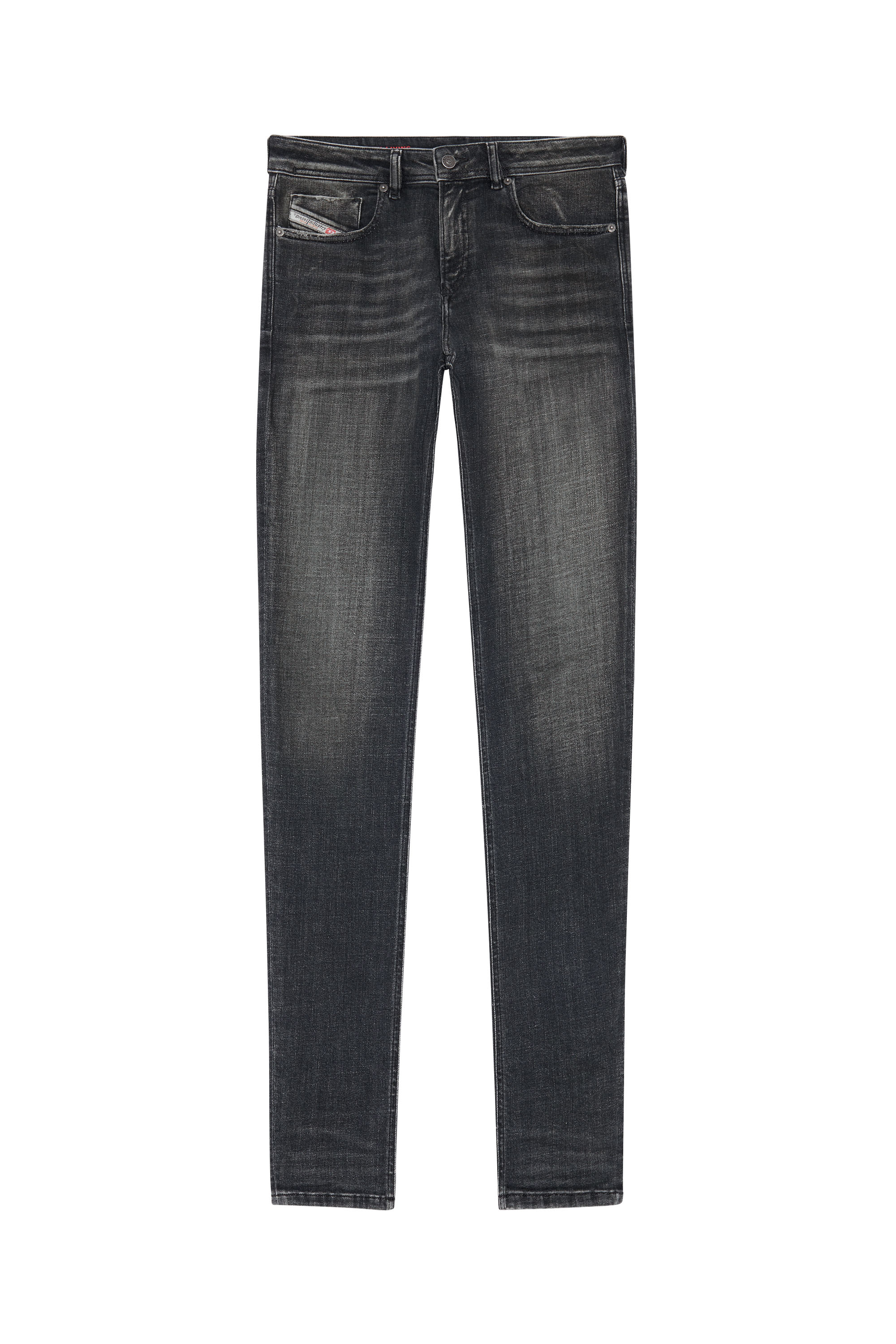 Diesel - 1979 Sleenker 09D88 Skinny Jeans, Black/Dark grey - Image 6