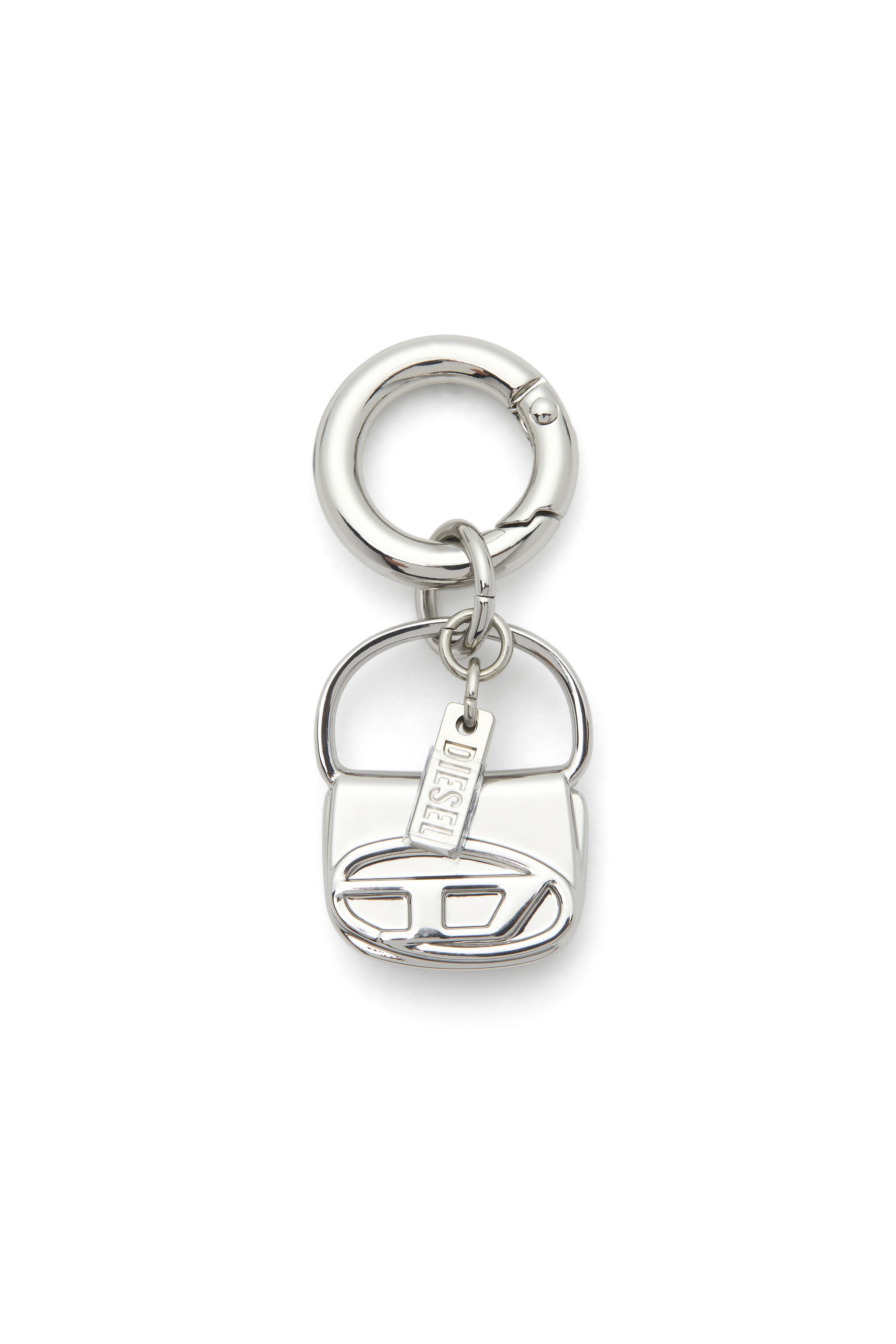 Diesel - CHARM-1DR, Woman's Metal charm with mini 1DR charm in Silver - 1
