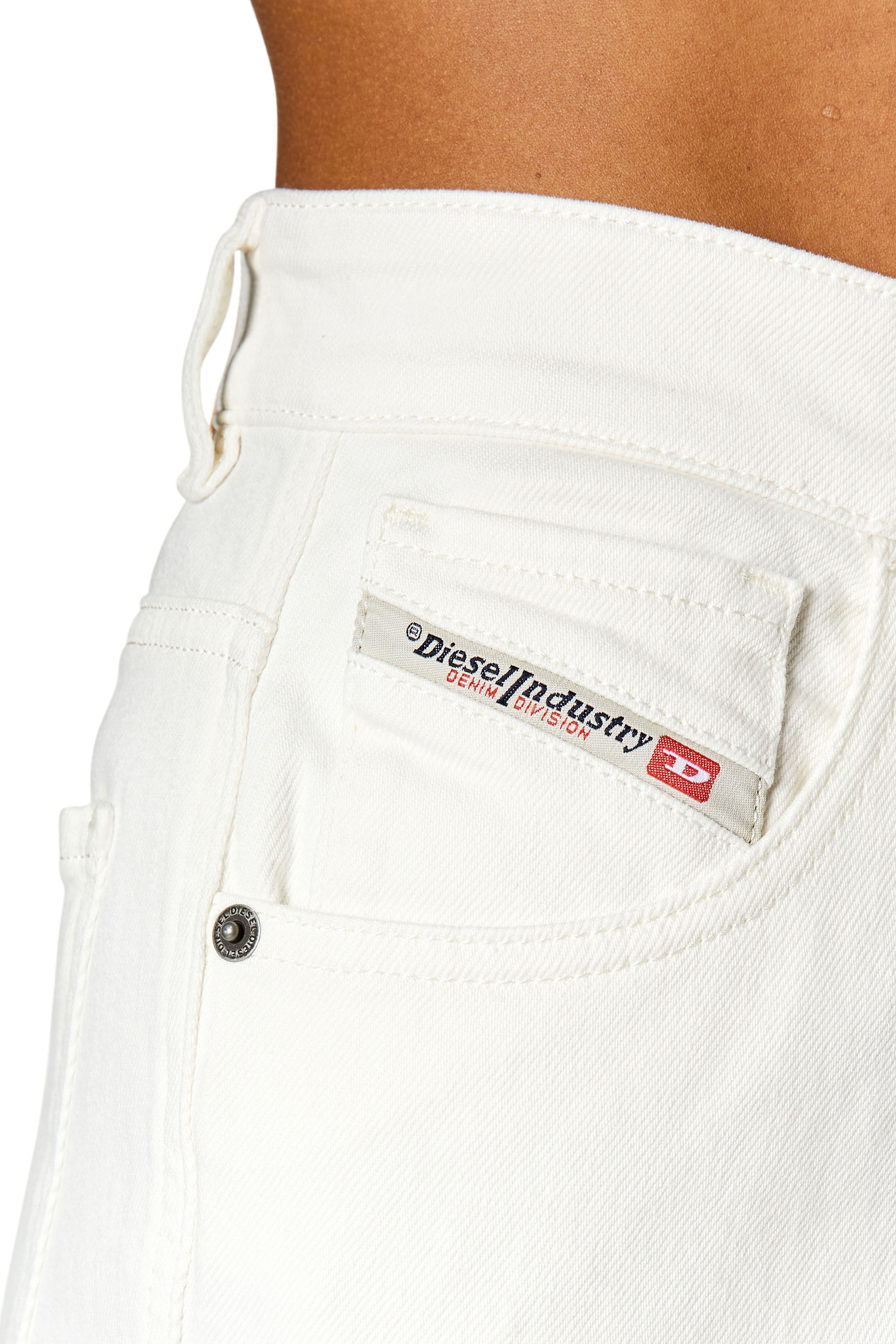 Diesel - 1994 09D63 Straight Jeans, White - Image 3