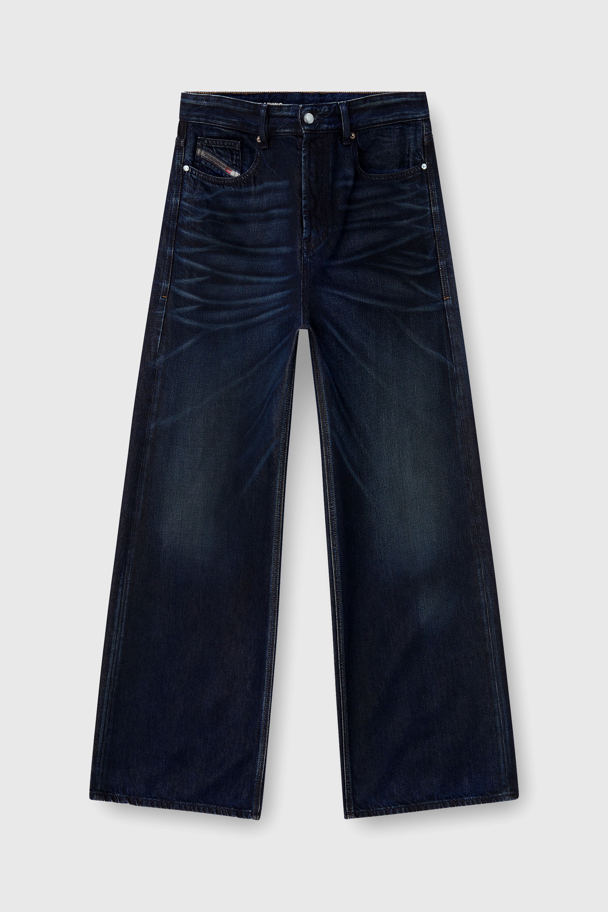 Diesel - Man's Relaxed Jeans D-Rise 09N21, Dark Blue - 2