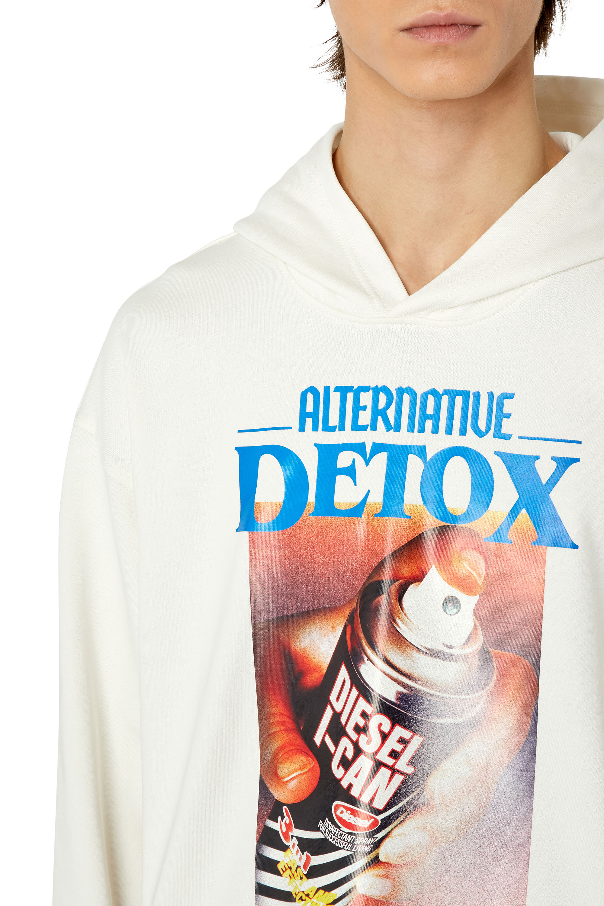 Diesel - S-MACSOUT-HOOD, White - Image 3